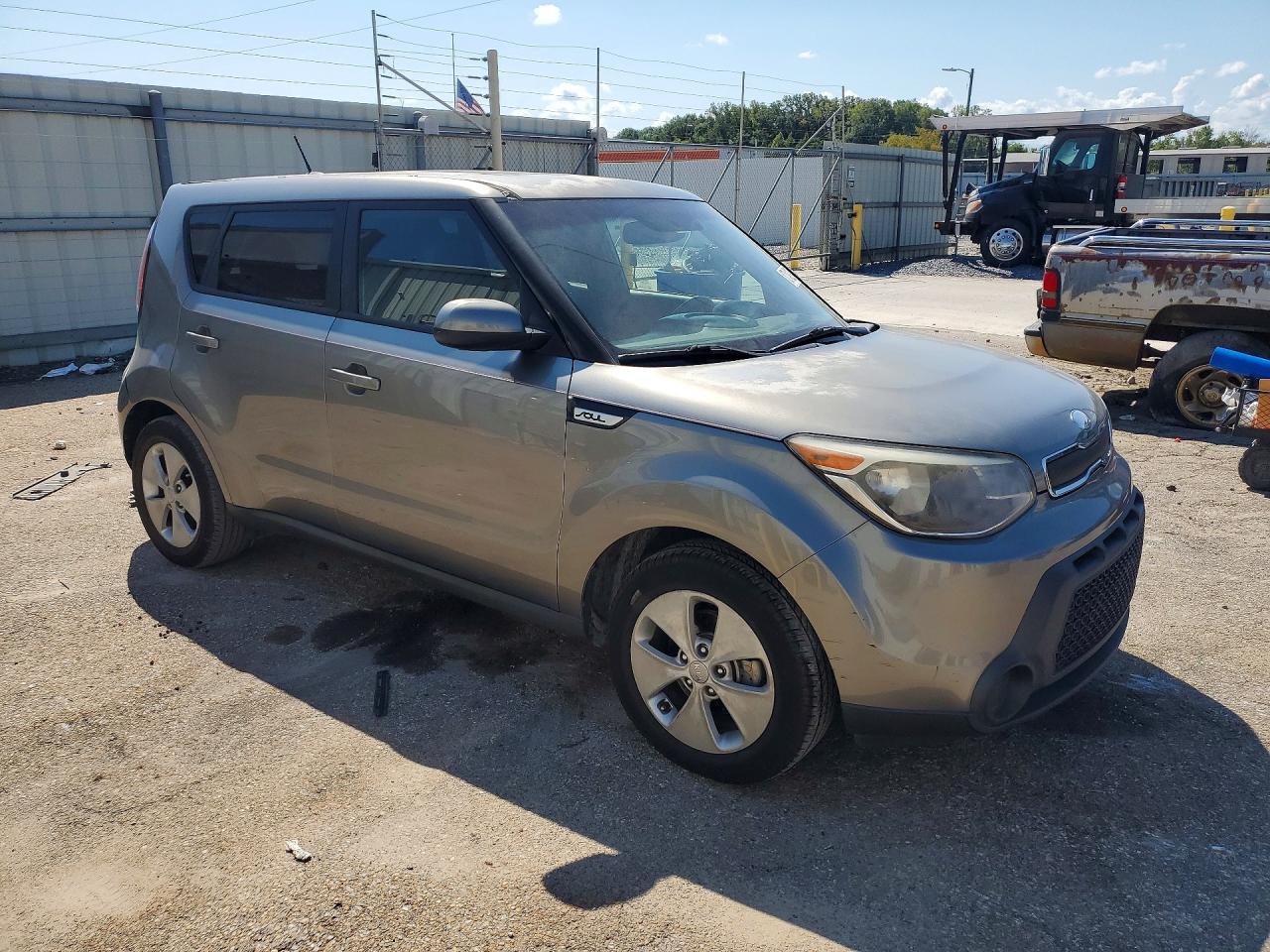 2015 Kia Soul Base Серый vin: KNDJN2A24F7140148