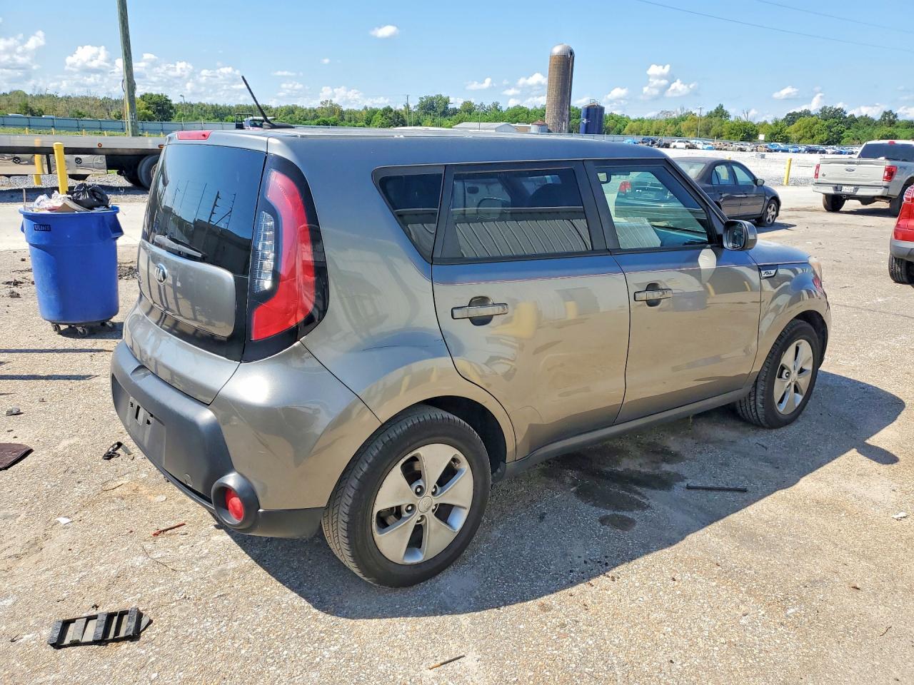 2015 Kia Soul Base Серый vin: KNDJN2A24F7140148
