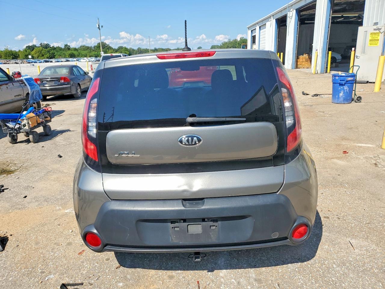 2015 Kia Soul Base Серый vin: KNDJN2A24F7140148