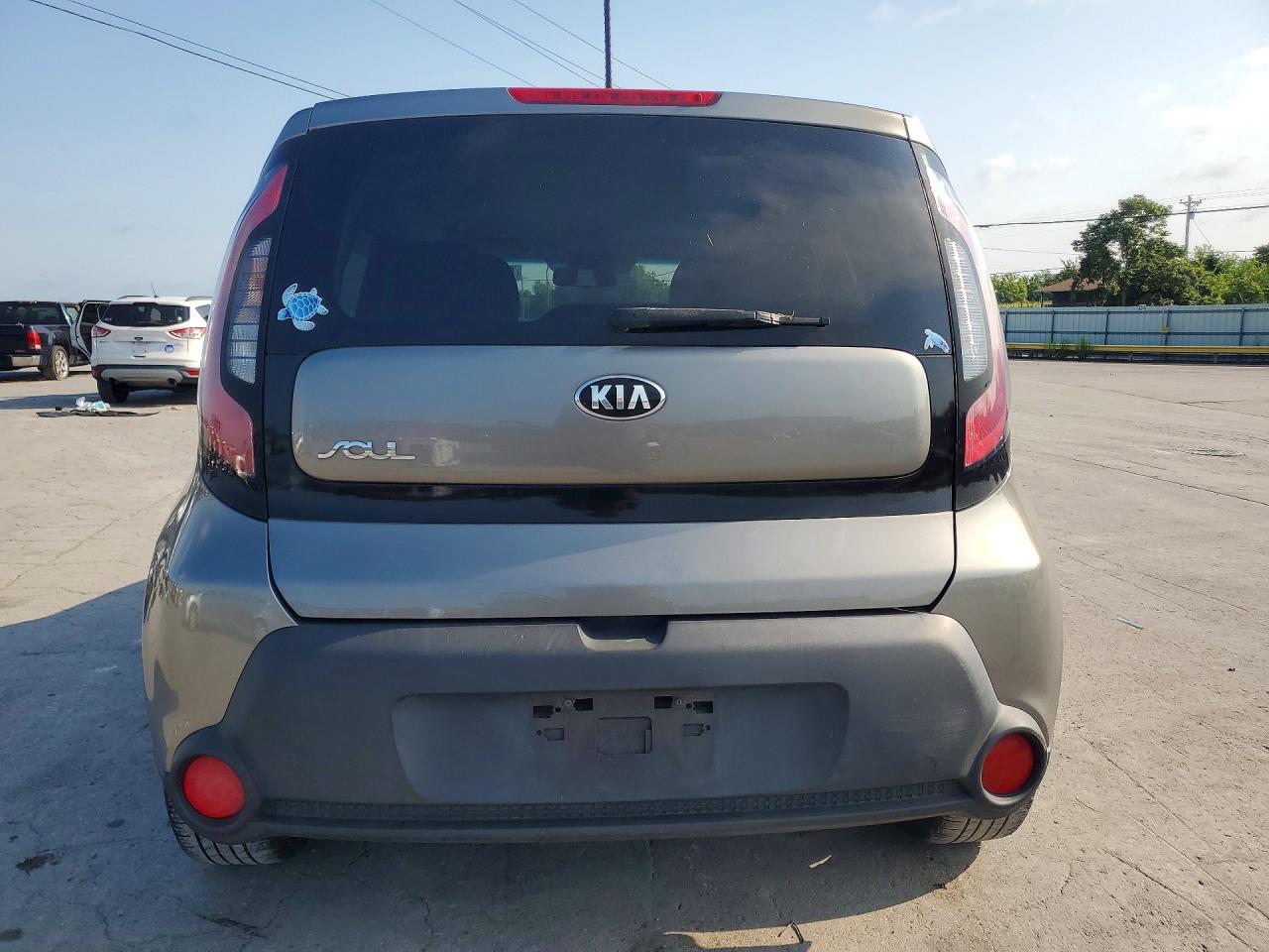 2015 Kia Soul Base Серый vin: KNDJN2A24F7167849