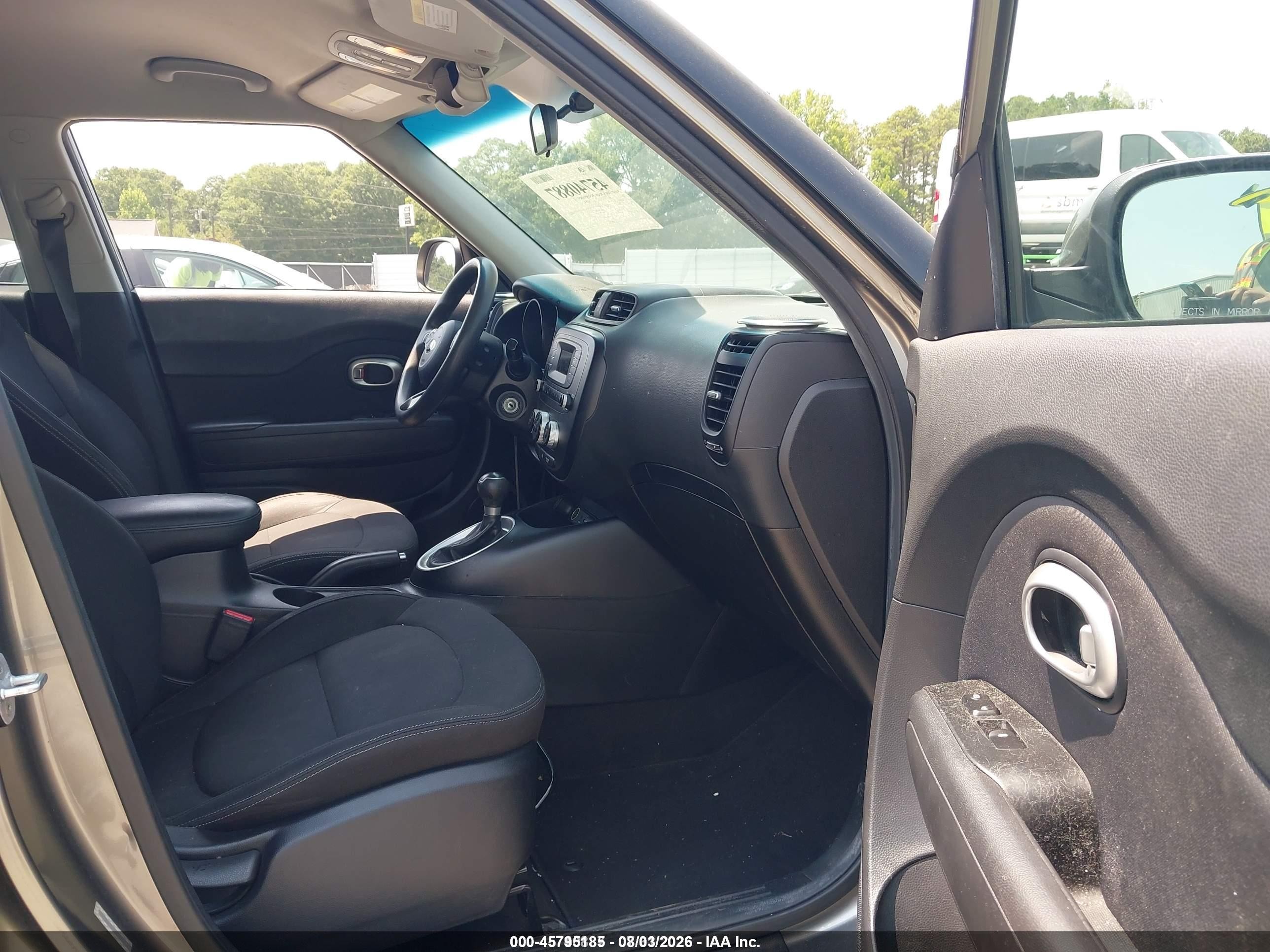 2015 Kia Soul   Gray vin: KNDJN2A24F7169763