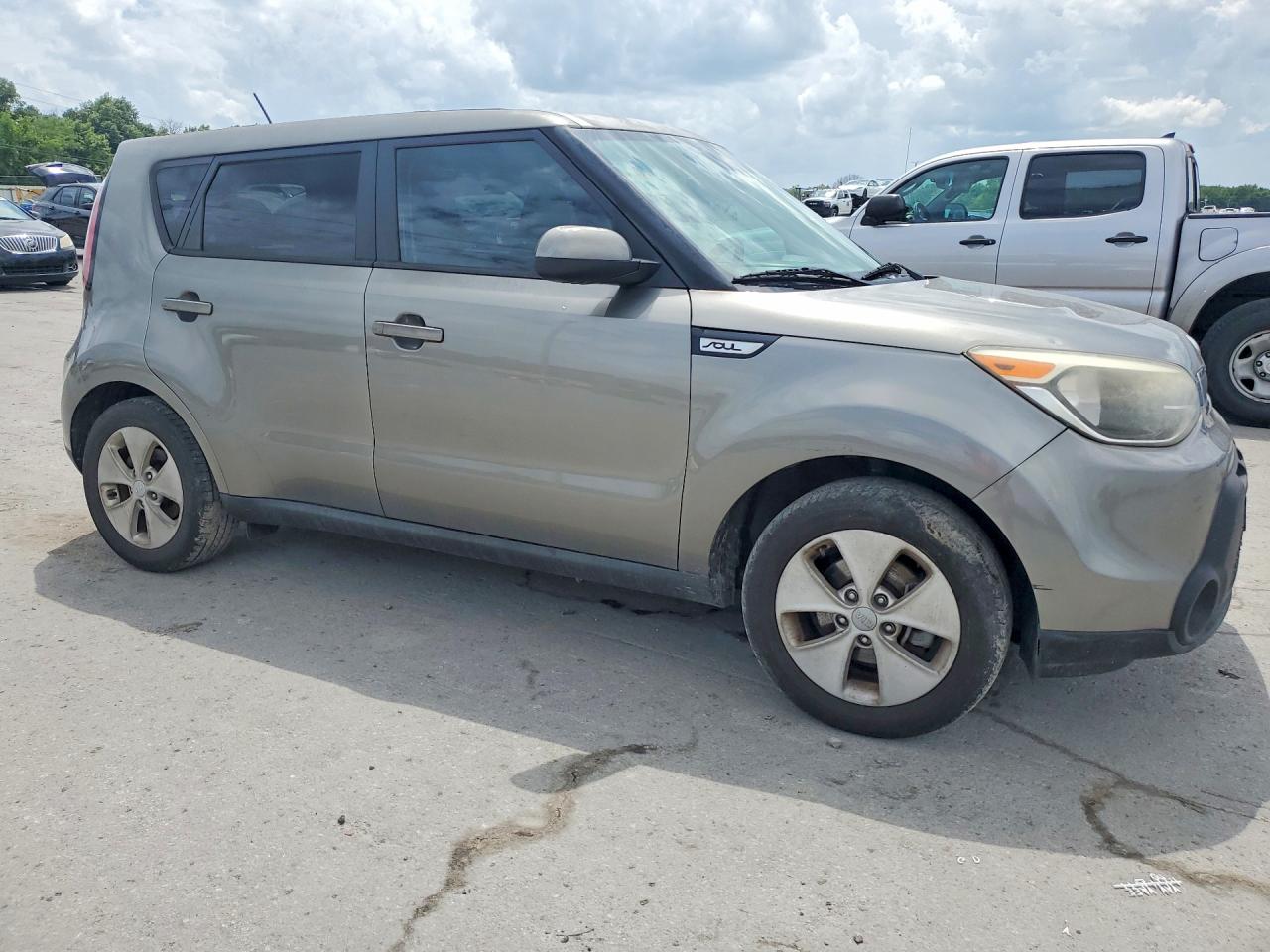 2015 Kia Soul Base Gray vin: KNDJN2A24F7204320