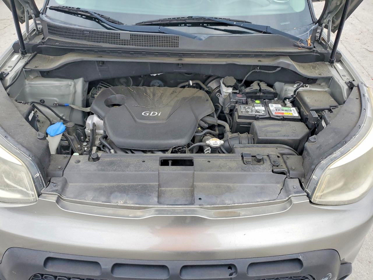 2015 Kia Soul Base Gray vin: KNDJN2A24F7204320