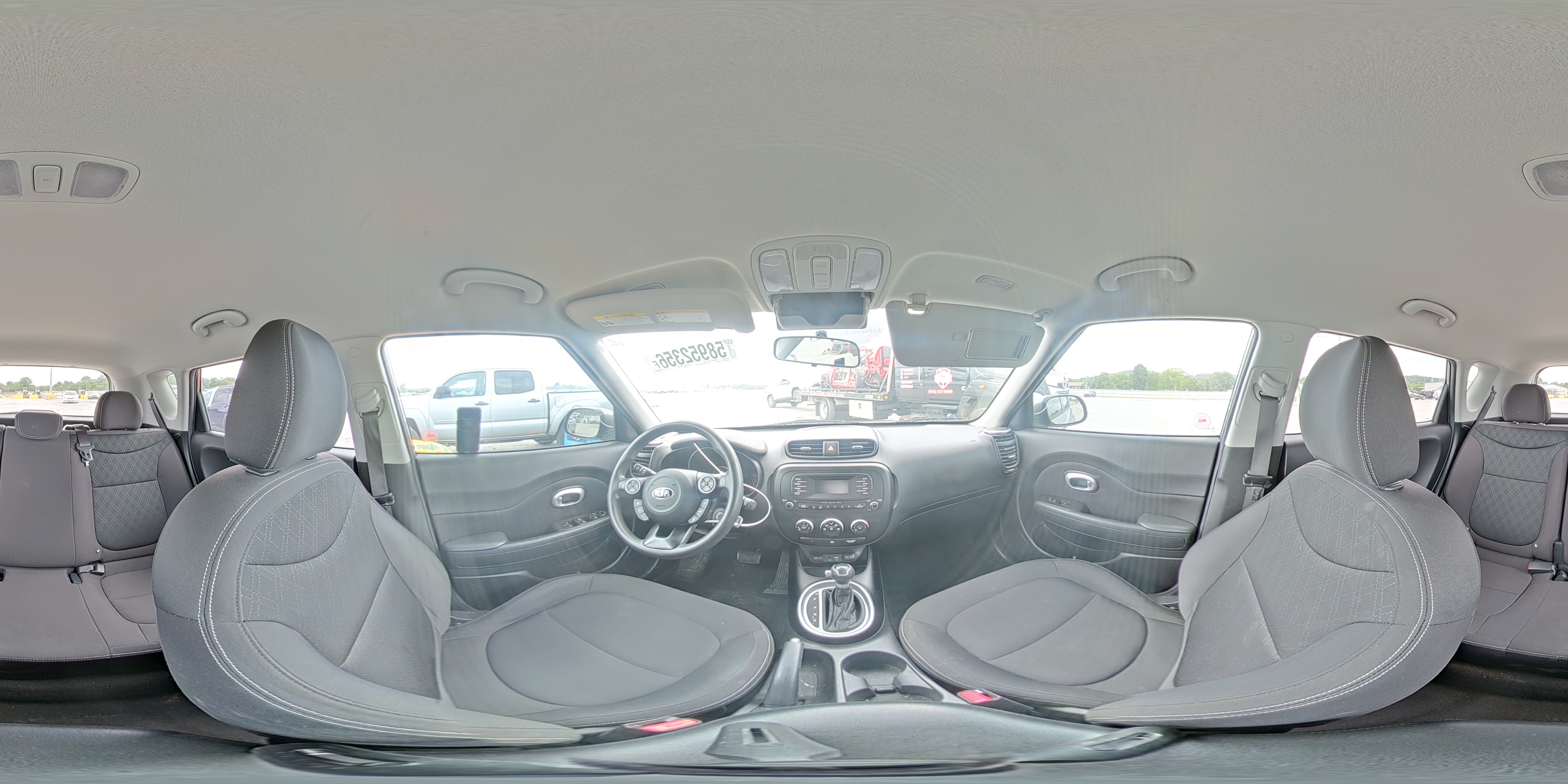 2015 Kia Soul Base Gray vin: KNDJN2A24F7204320