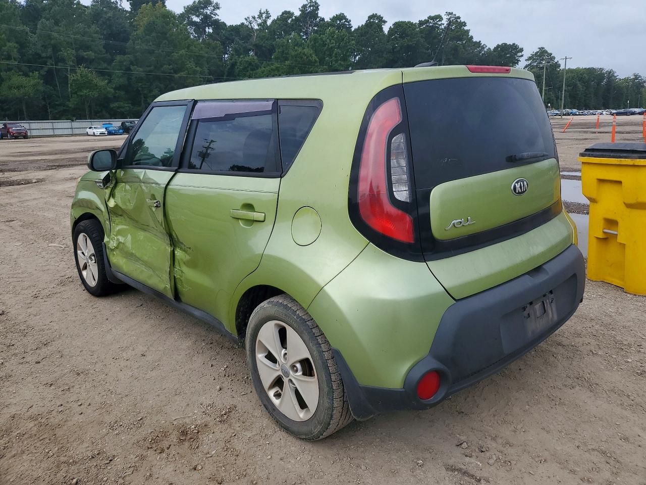 2015 Kia Soul Base Green vin: KNDJN2A24F7752138