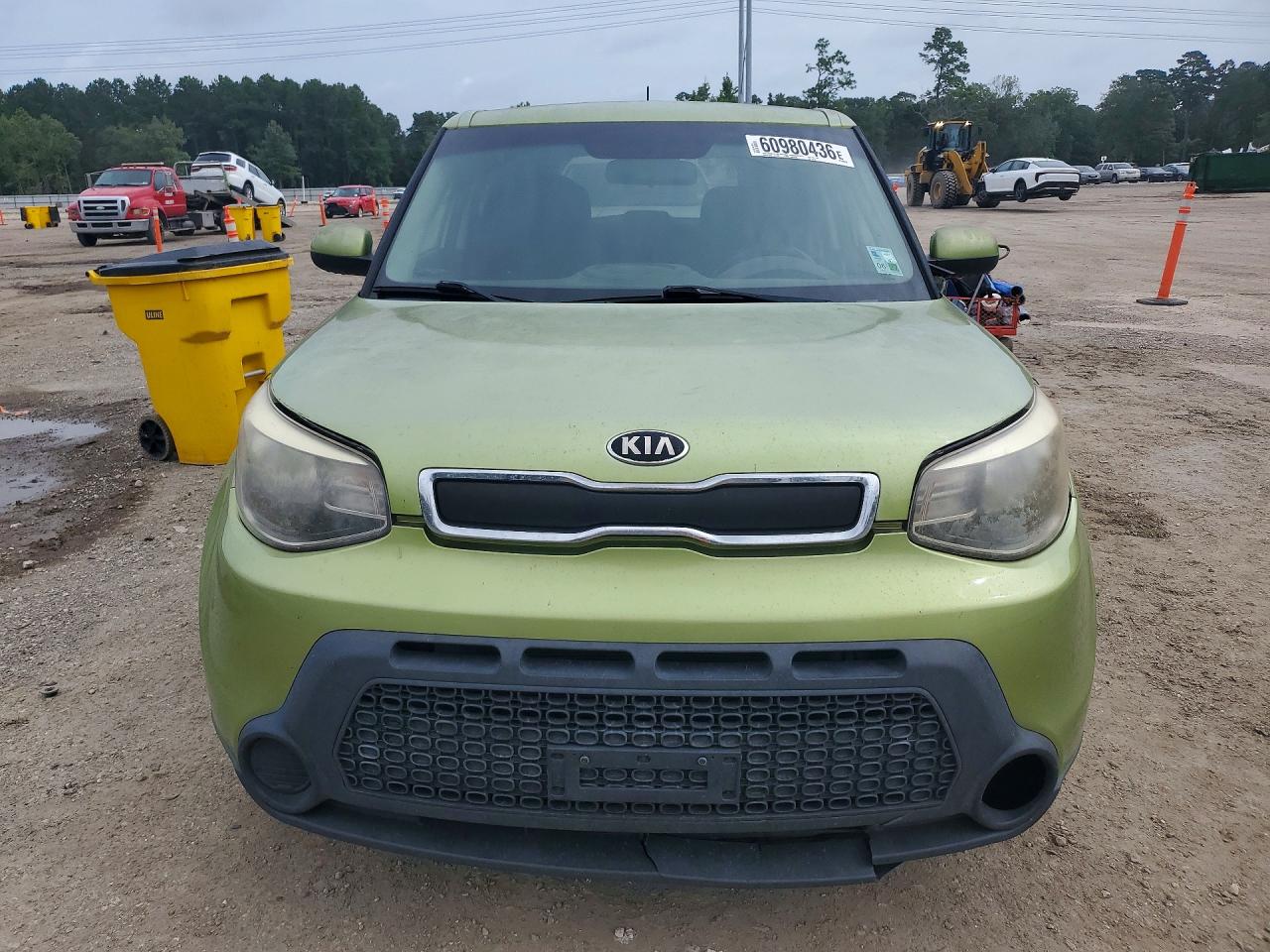 2015 Kia Soul Base Green vin: KNDJN2A24F7752138