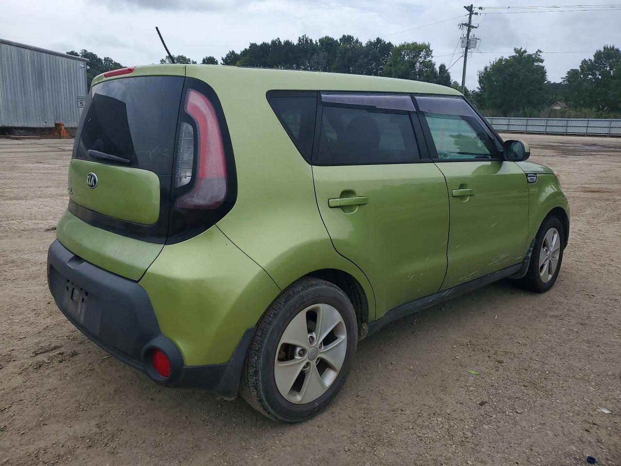 2015 Kia Soul Base Green vin: KNDJN2A24F7752138
