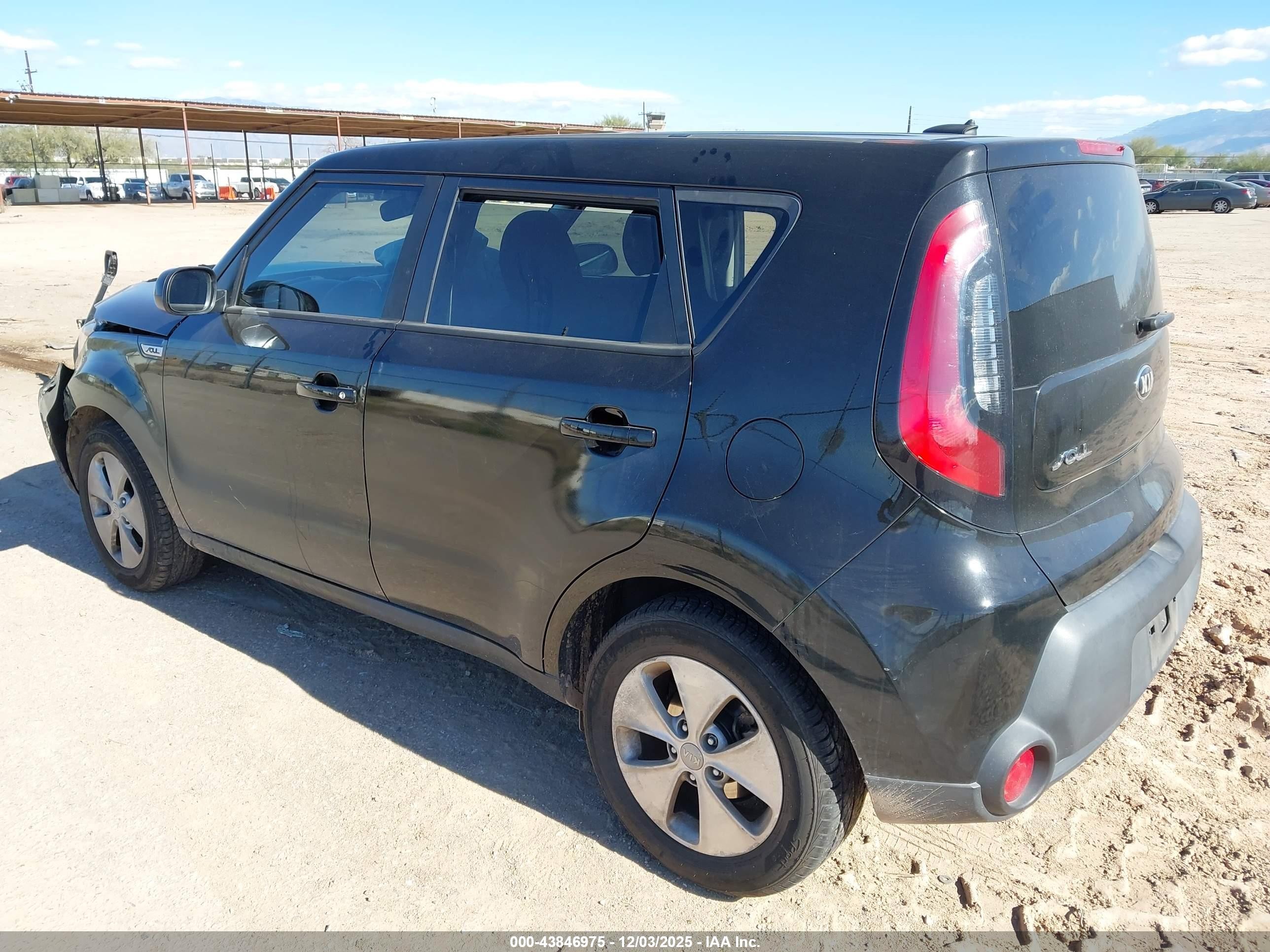 2015 Kia Soul   Black vin: KNDJN2A24F7763804