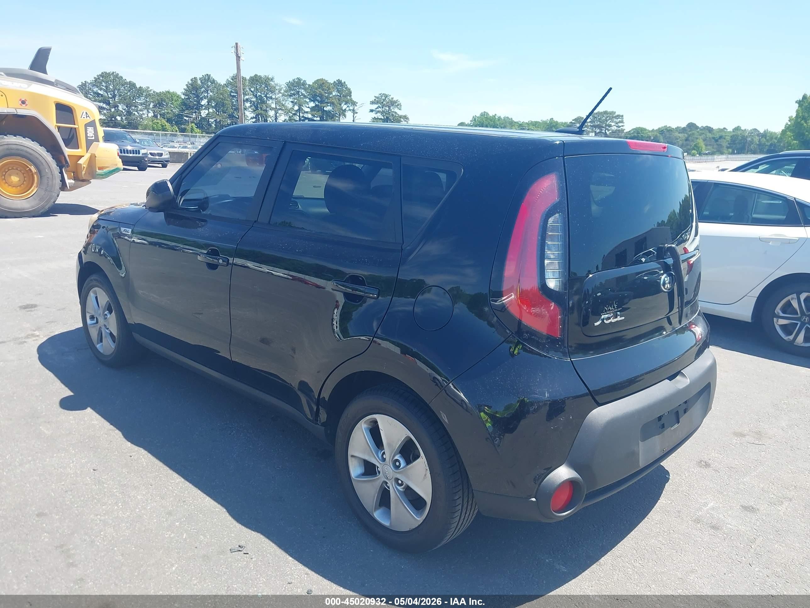 2015 Kia Soul   Черный vin: KNDJN2A24F7770848