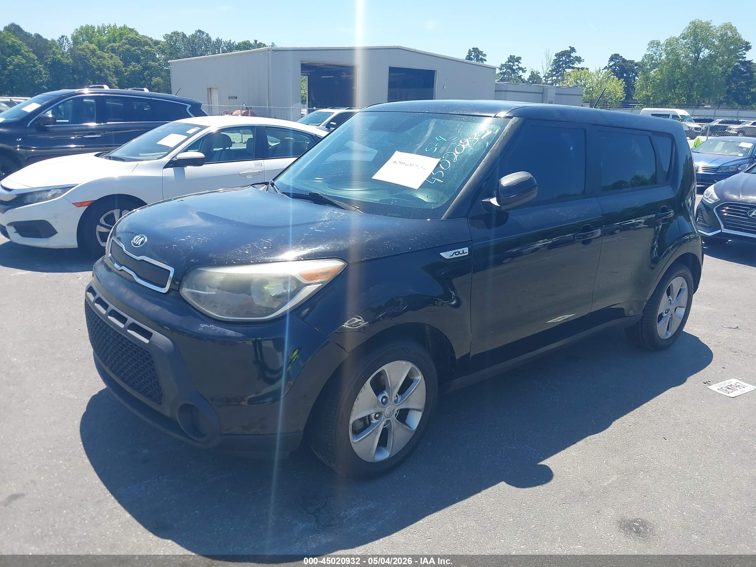 2015 Kia Soul   Черный vin: KNDJN2A24F7770848