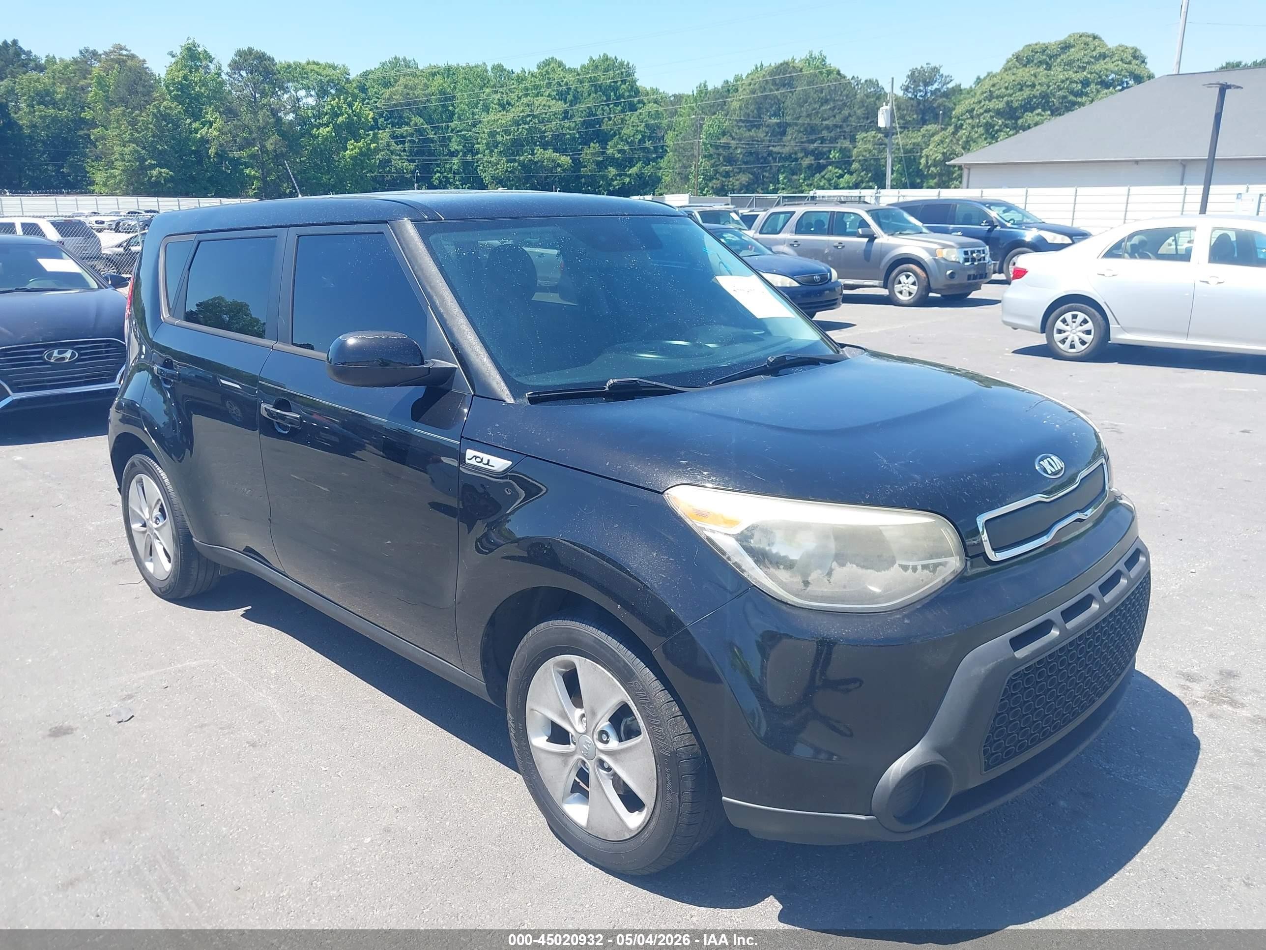 2015 Kia Soul   Black vin: KNDJN2A24F7770848