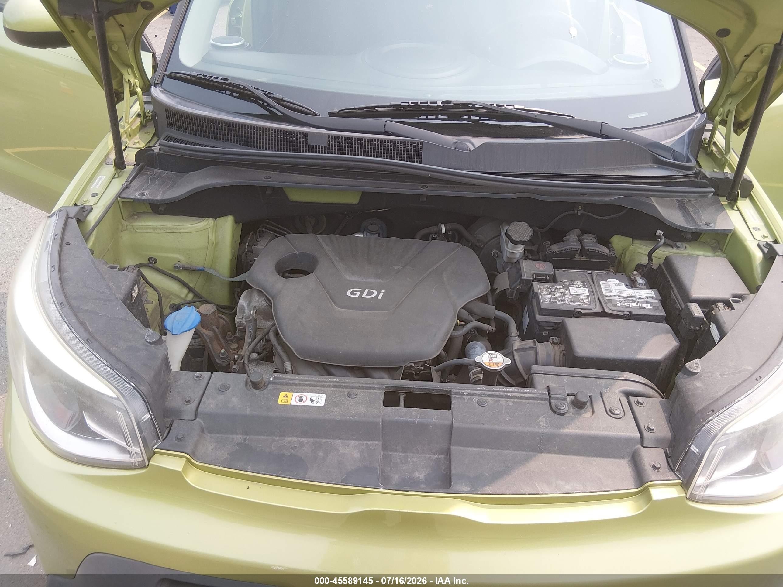 2015 Kia Soul   Green vin: KNDJN2A24F7770915