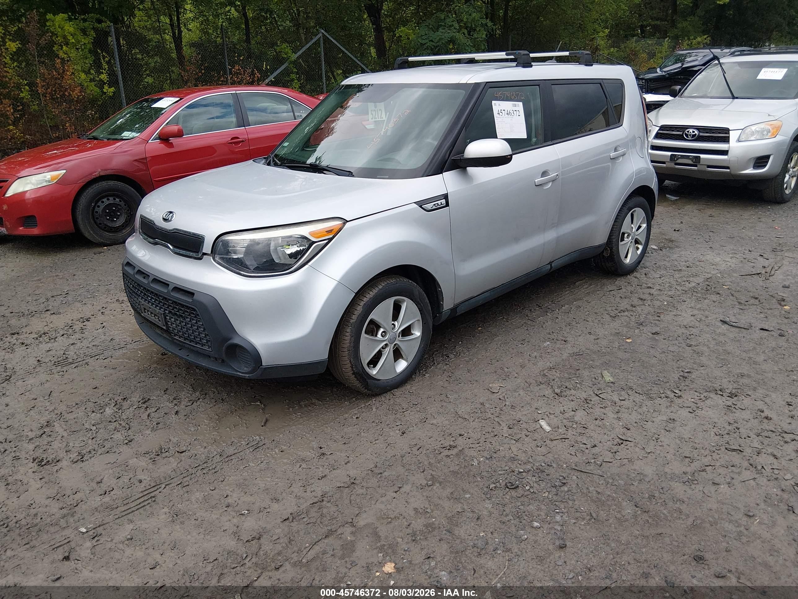 2015 Kia Soul   Gray vin: KNDJN2A24F7784829