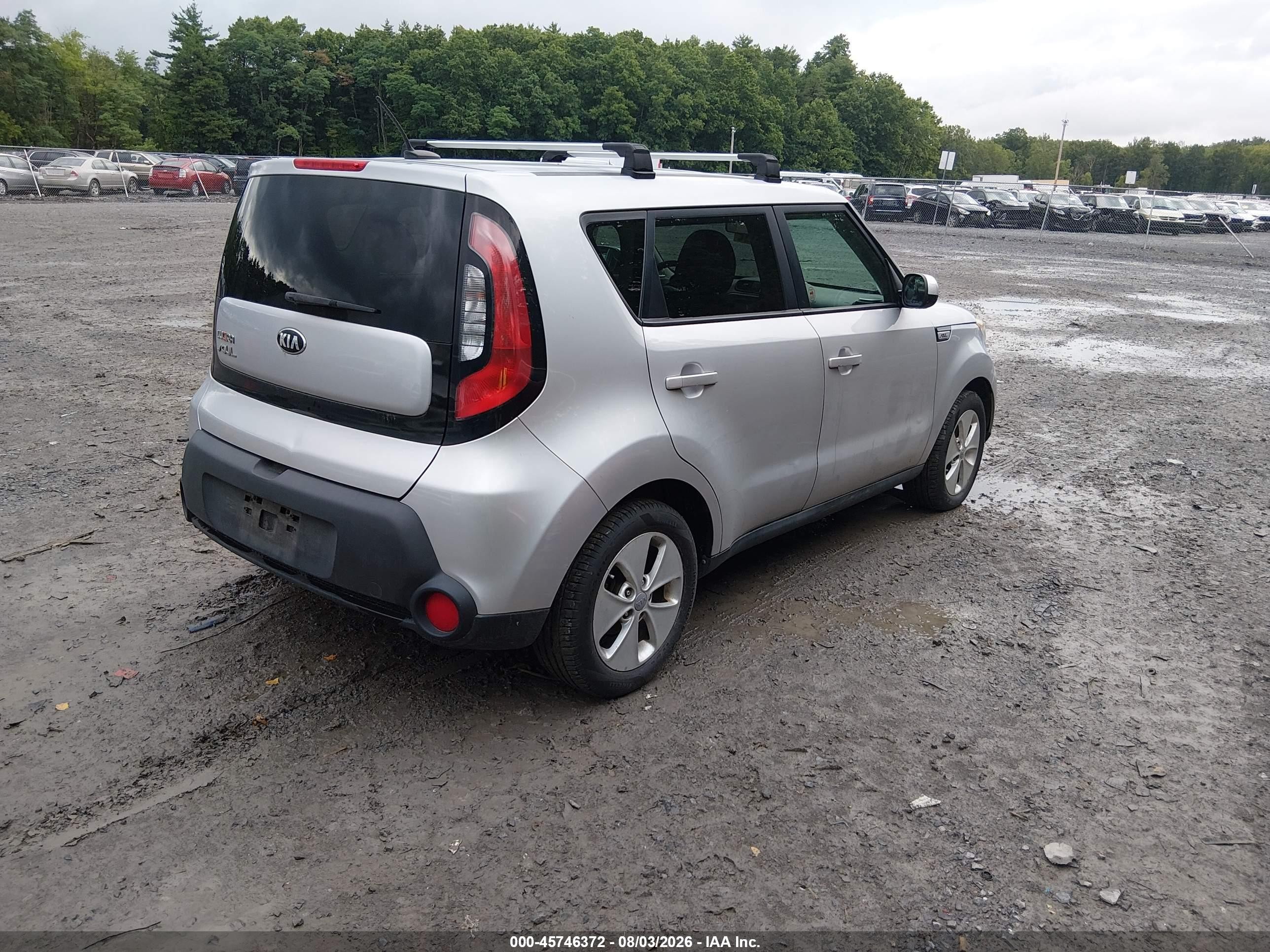 2015 Kia Soul   Gray vin: KNDJN2A24F7784829