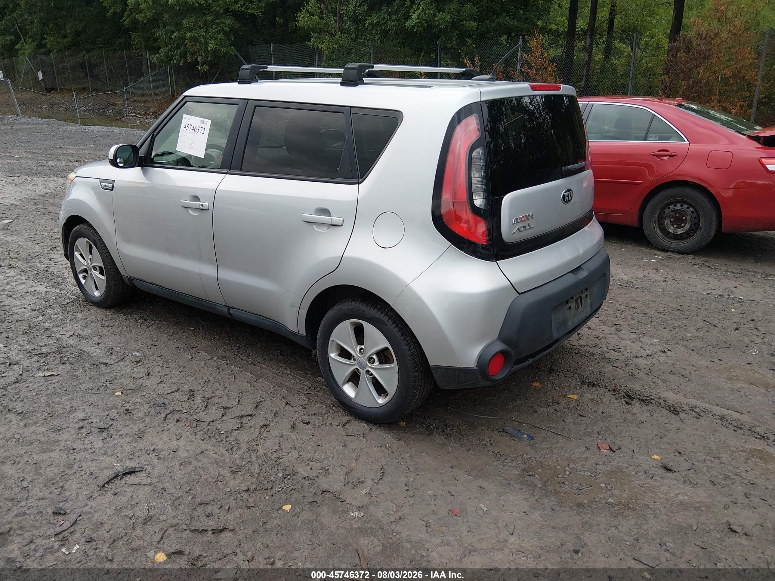 2015 Kia Soul   Gray vin: KNDJN2A24F7784829