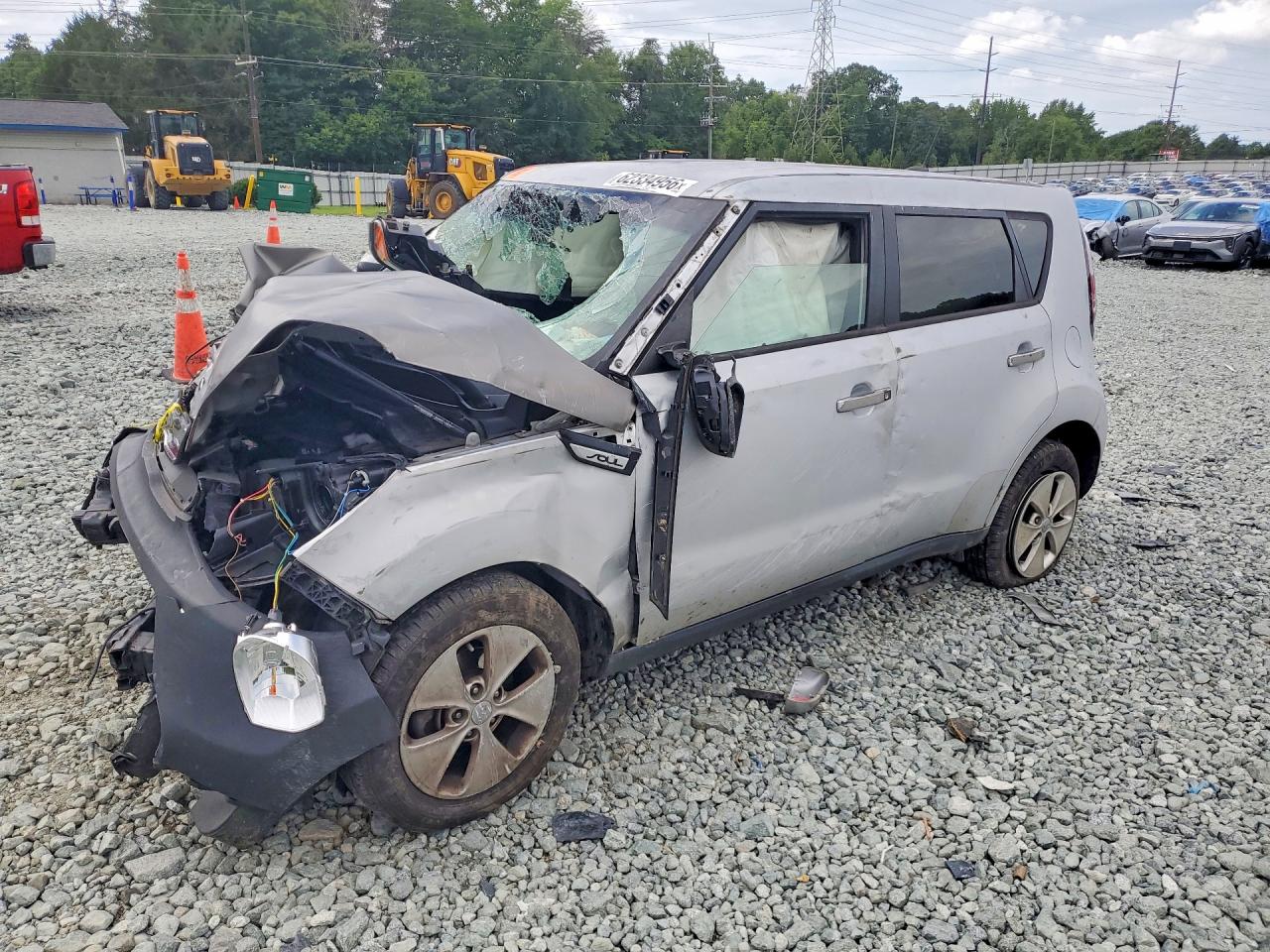 2015 Kia Soul Base Silver vin: KNDJN2A24F7795250