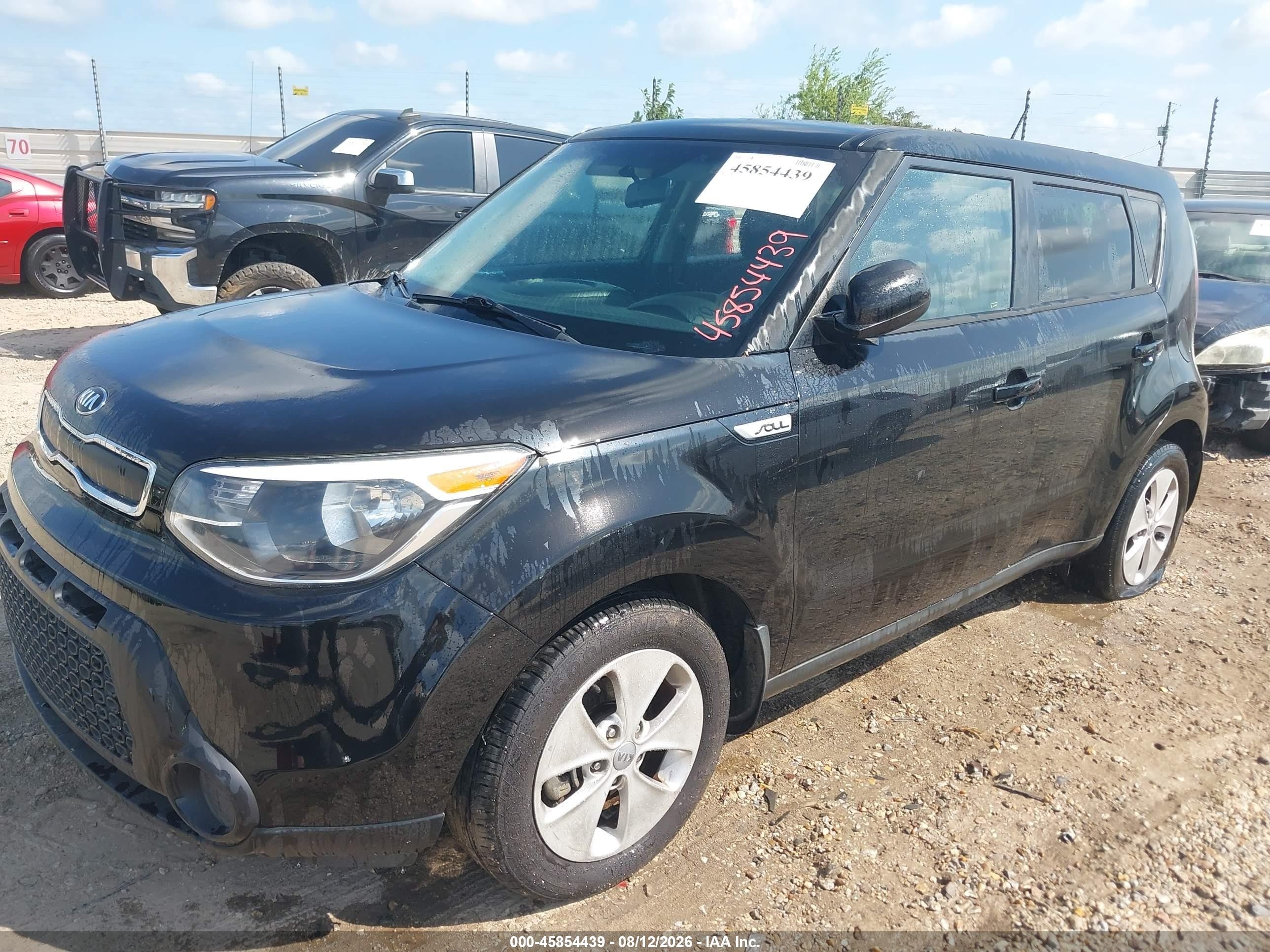 2015 Kia Soul ! Черный vin: KNDJN2A24F7814976