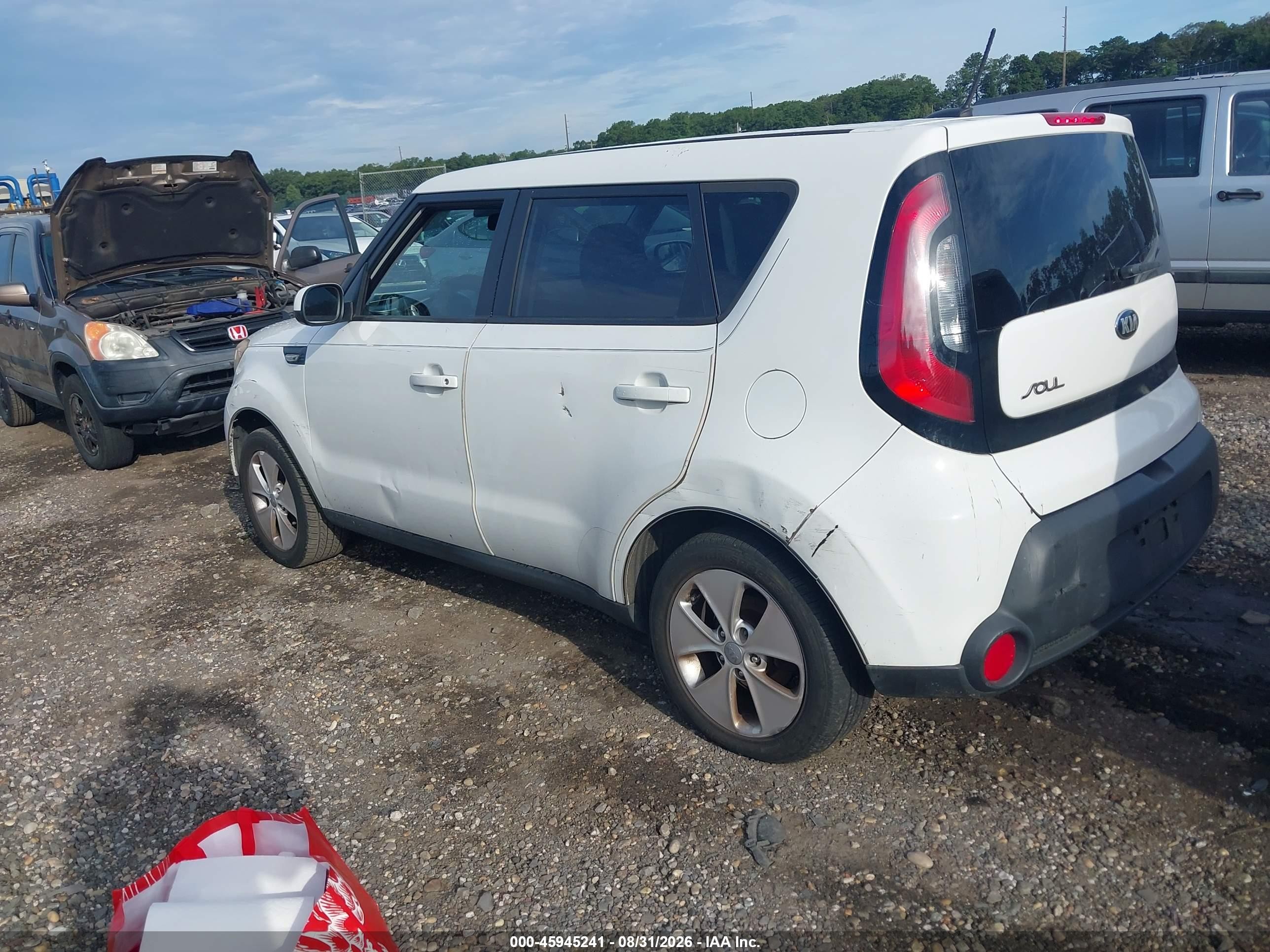2014 Kia Soul   Белый vin: KNDJN2A25E7001175