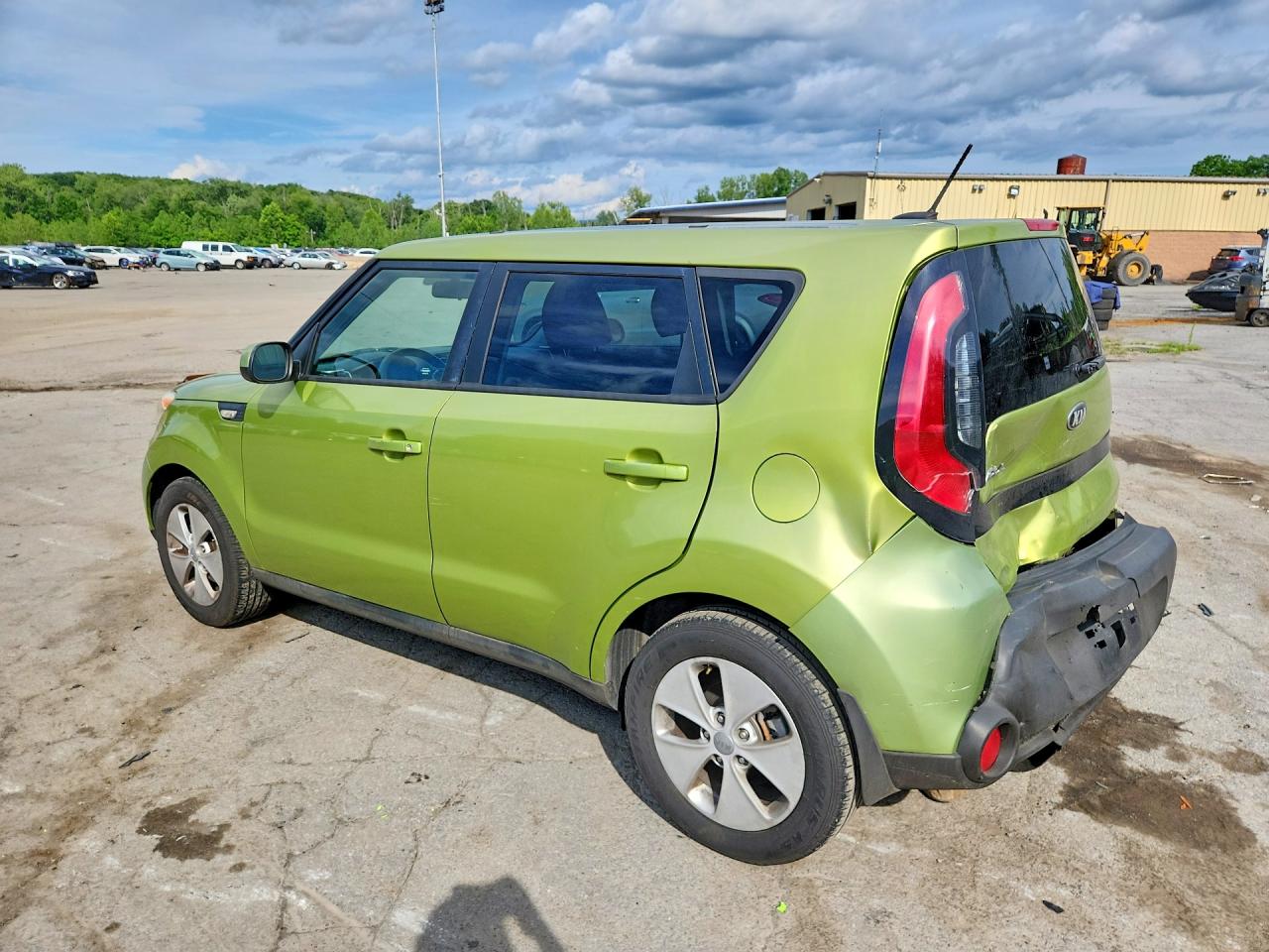 2014 Kia Soul Base Green vin: KNDJN2A25E7031745