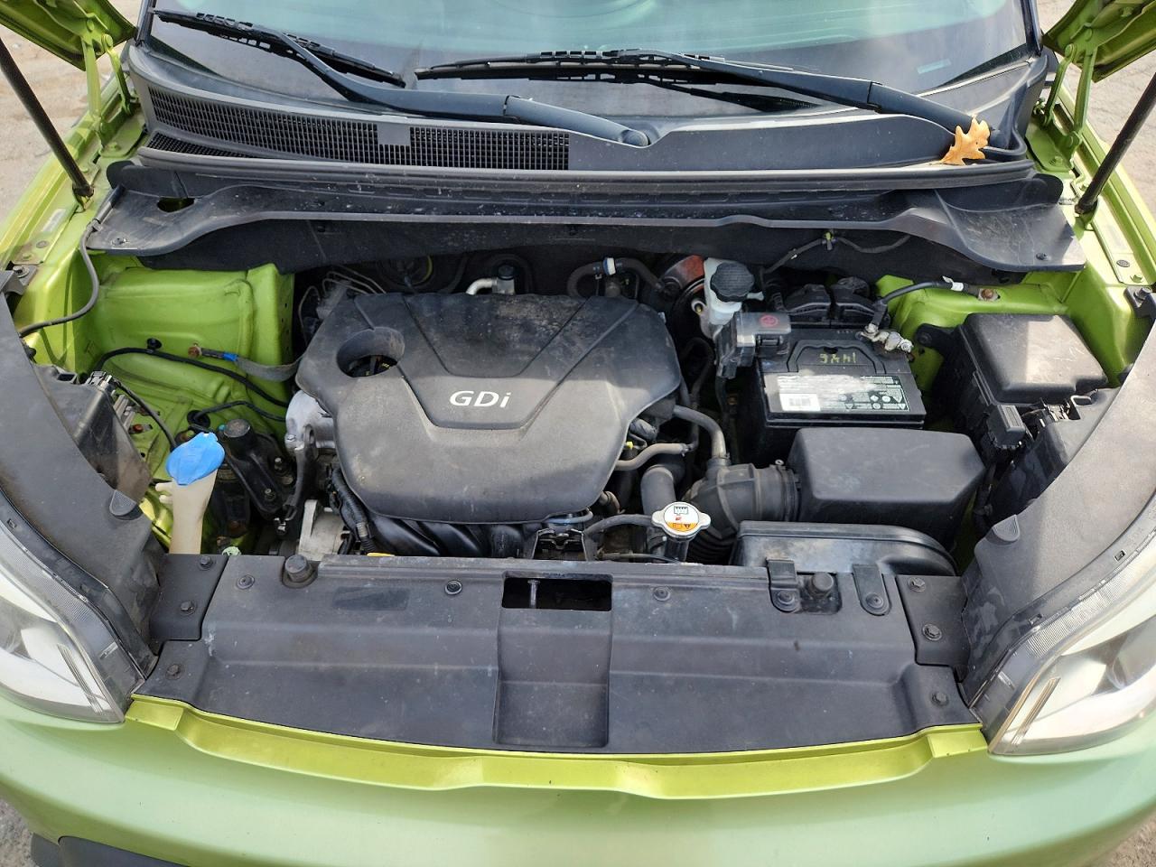 2014 Kia Soul Base Green vin: KNDJN2A25E7031745
