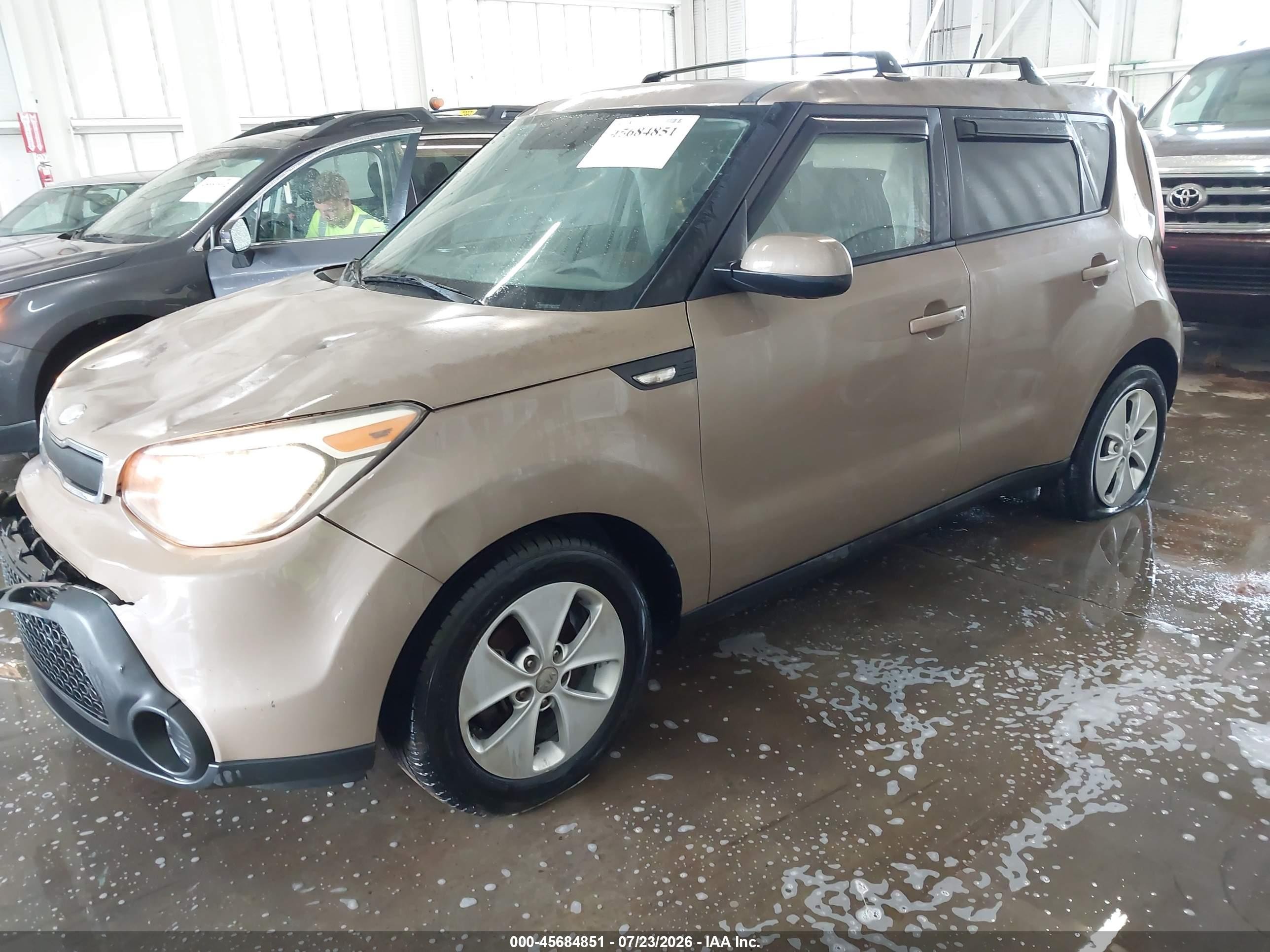 2014 Kia Soul   Beige vin: KNDJN2A25E7039487