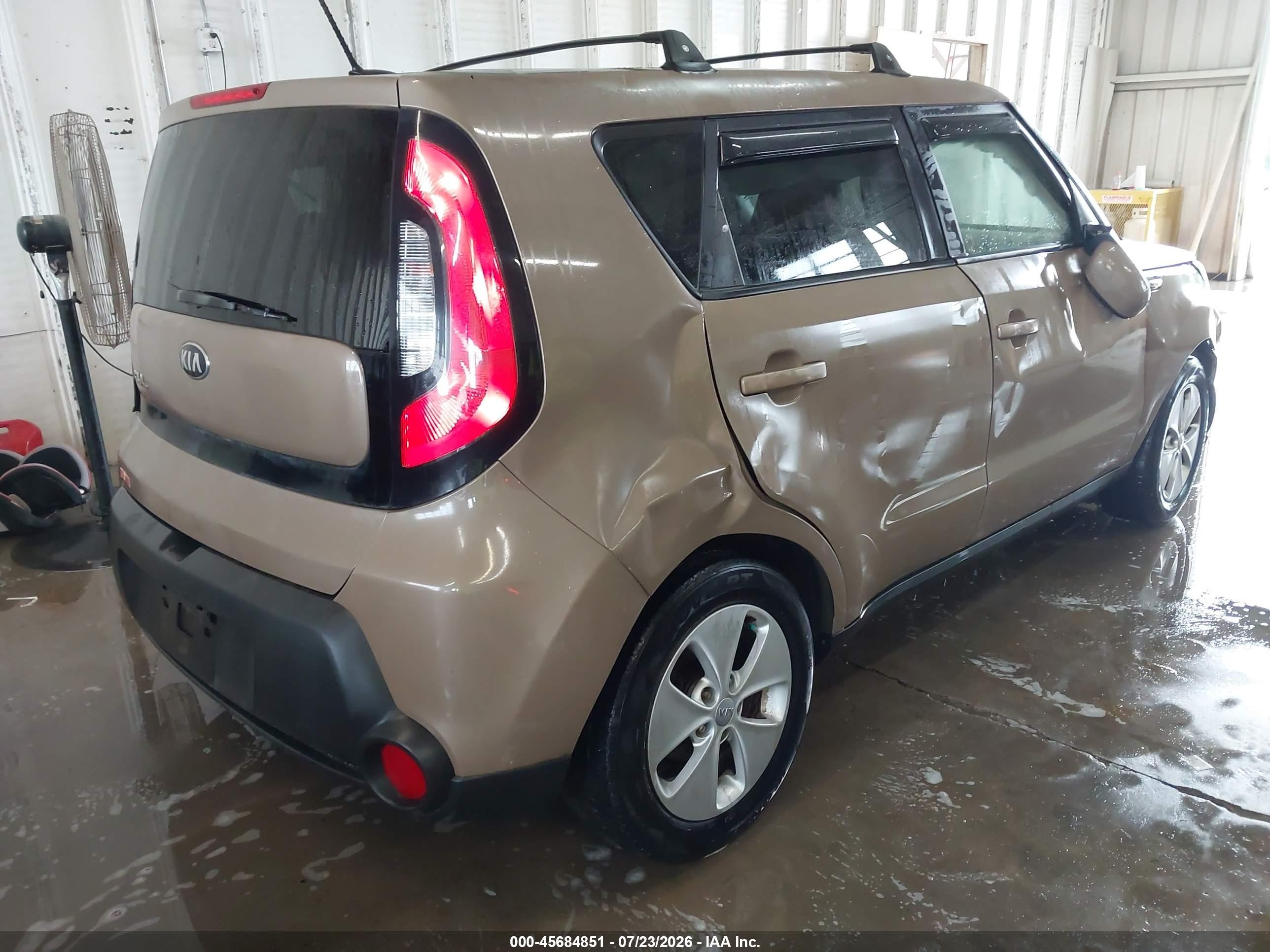 2014 Kia Soul   Beige vin: KNDJN2A25E7039487