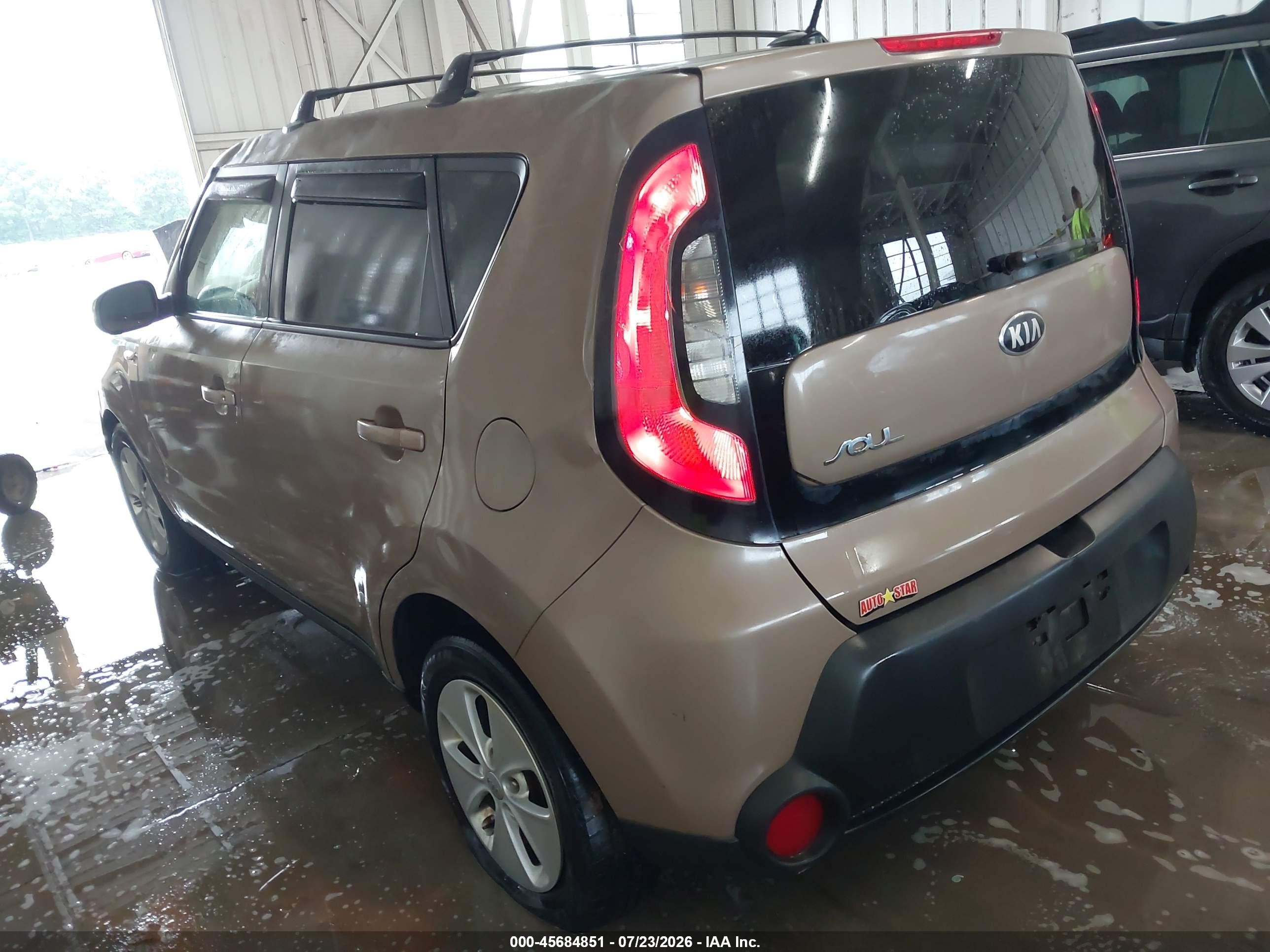 2014 Kia Soul   Beige vin: KNDJN2A25E7039487