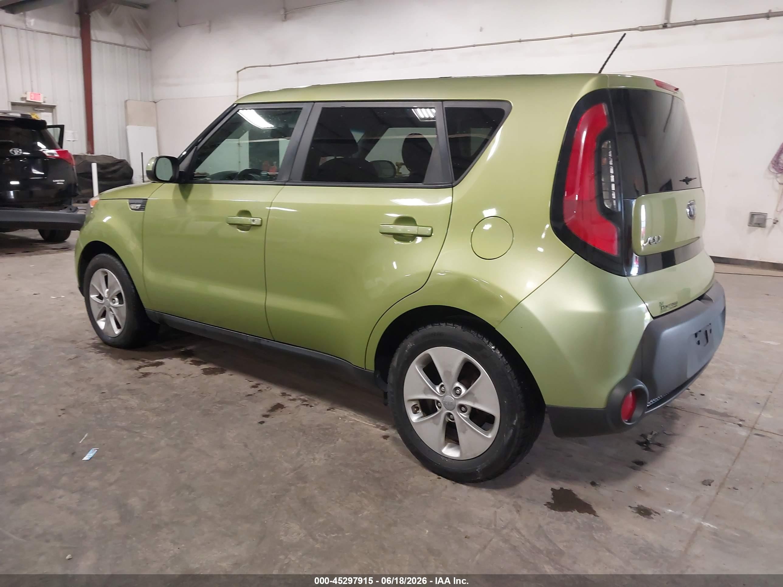 2014 Kia Soul Green vin: KNDJN2A25E7044964
