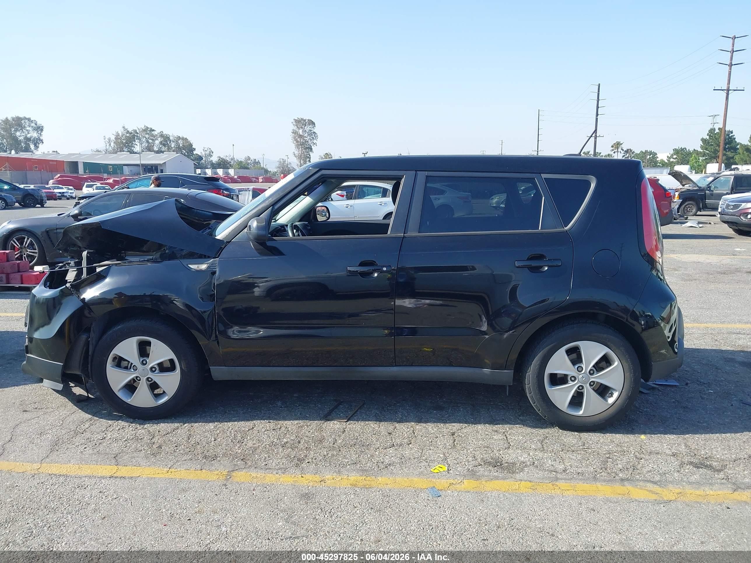 2014 Kia Soul   Черный vin: KNDJN2A25E7086230