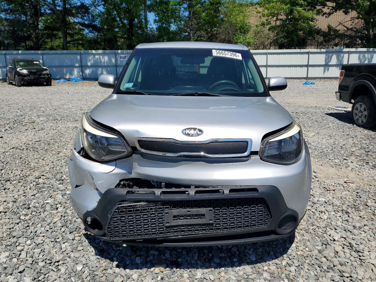 2014 Kia Soul Base Серебряный vin: KNDJN2A25E7700726