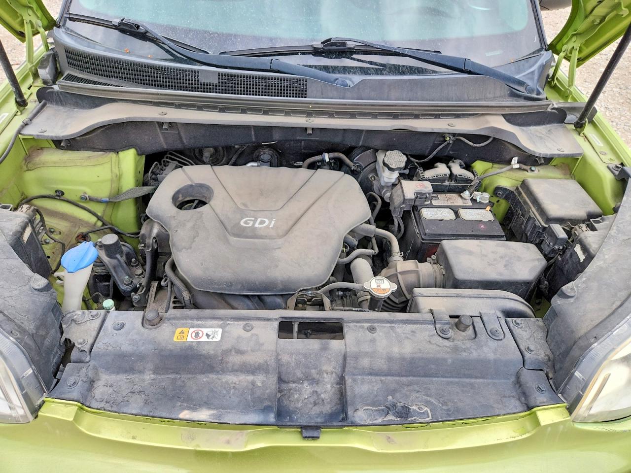 2014 Kia Soul Base Зеленый vin: KNDJN2A25E7708583