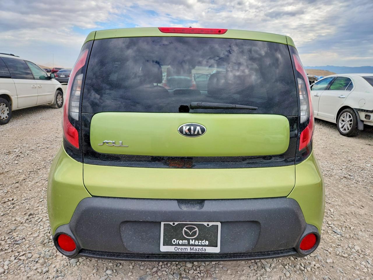 2014 Kia Soul Base Зеленый vin: KNDJN2A25E7708583