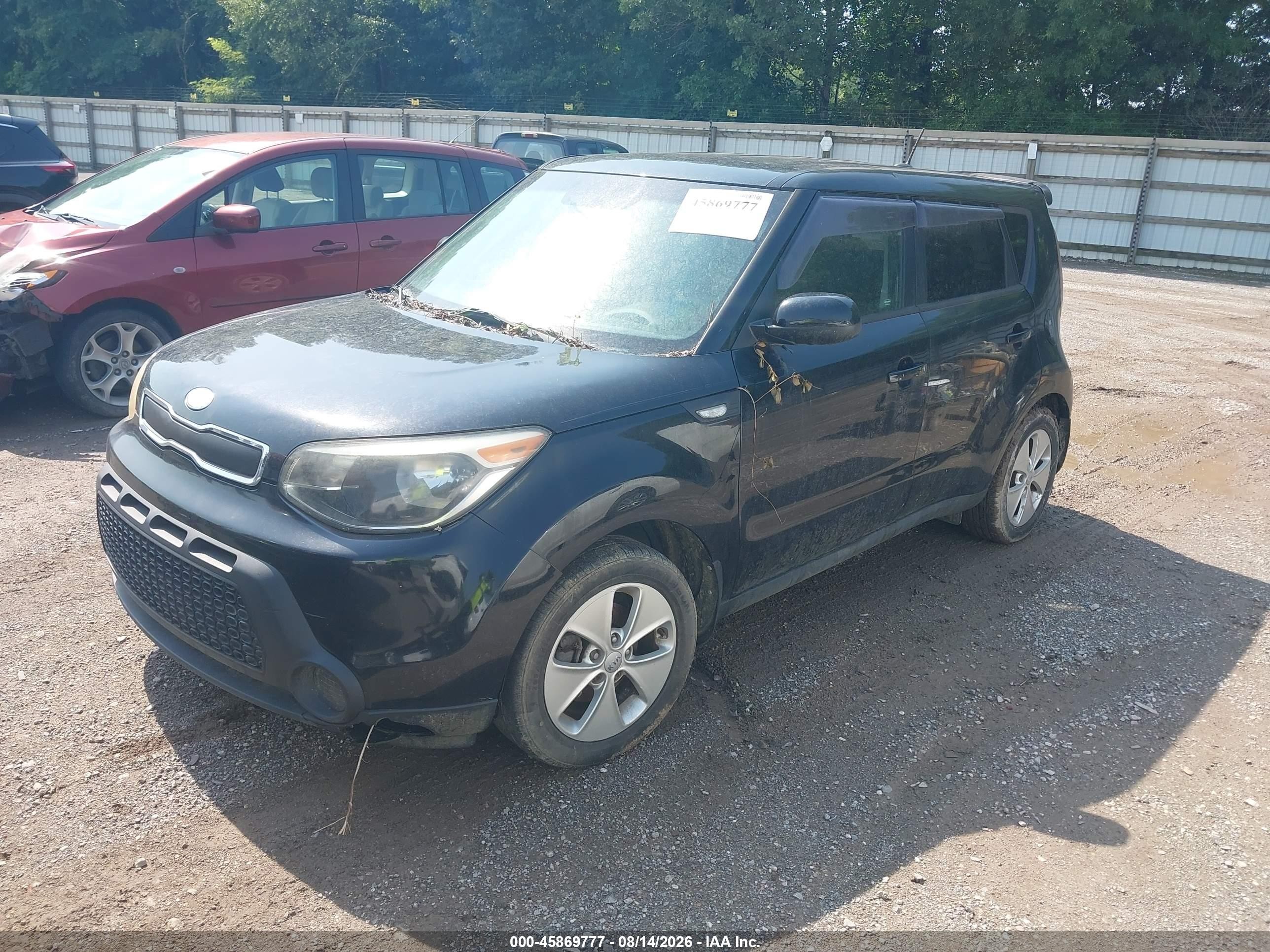 2014 Kia Soul   Black vin: KNDJN2A25E7716912