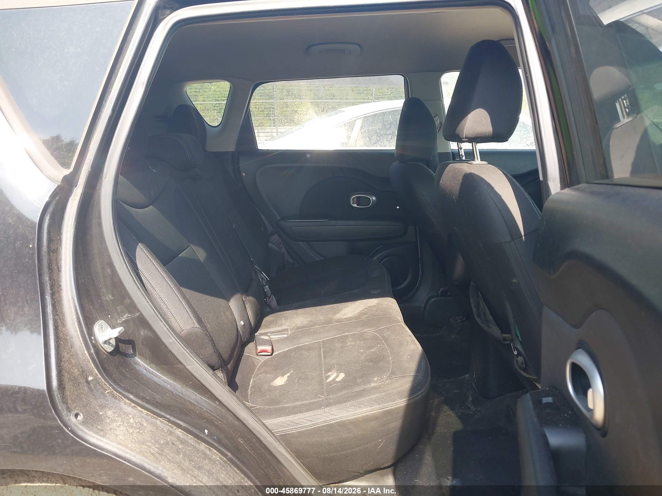 2014 Kia Soul   Black vin: KNDJN2A25E7716912