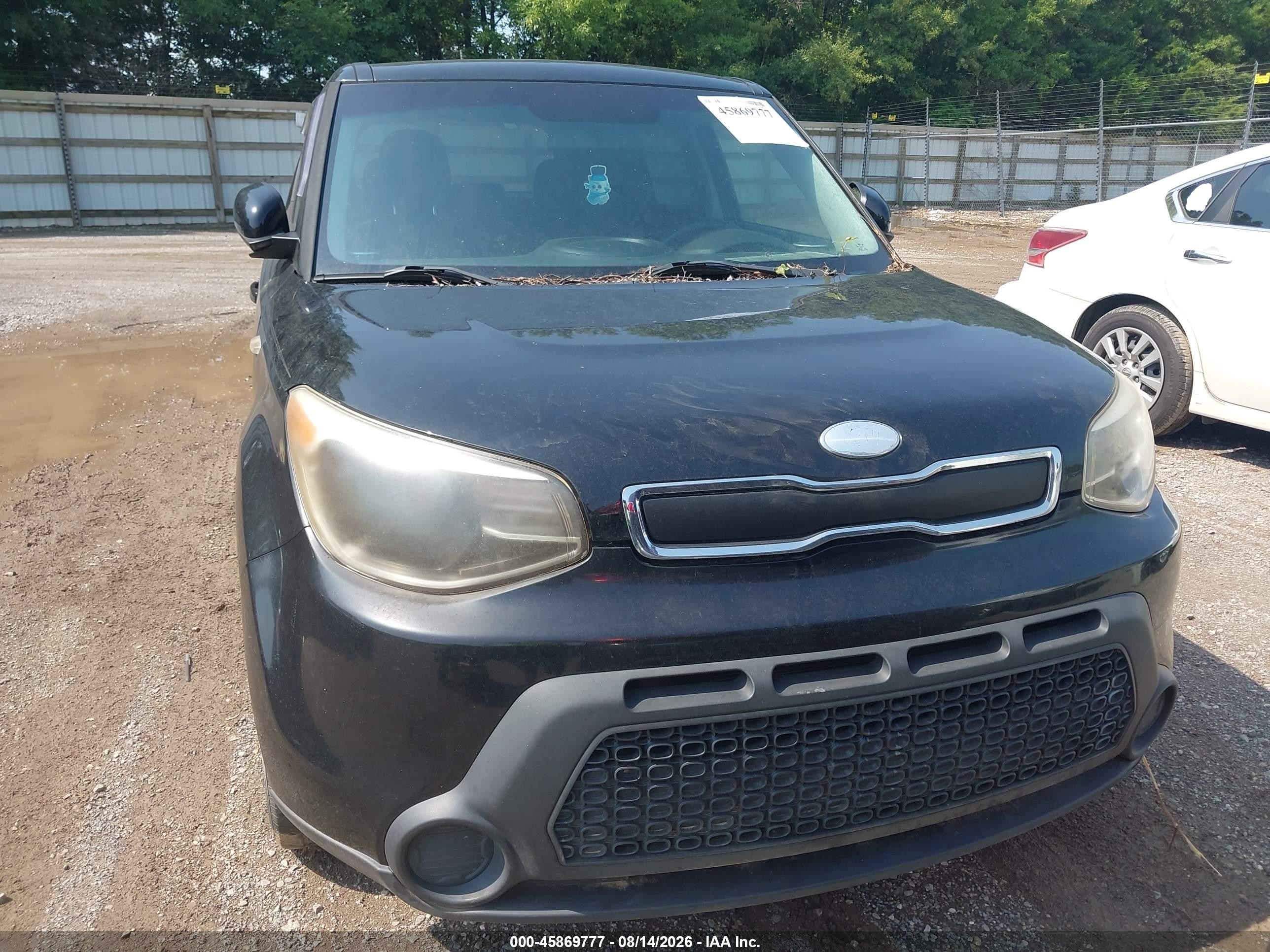 2014 Kia Soul   Black vin: KNDJN2A25E7716912
