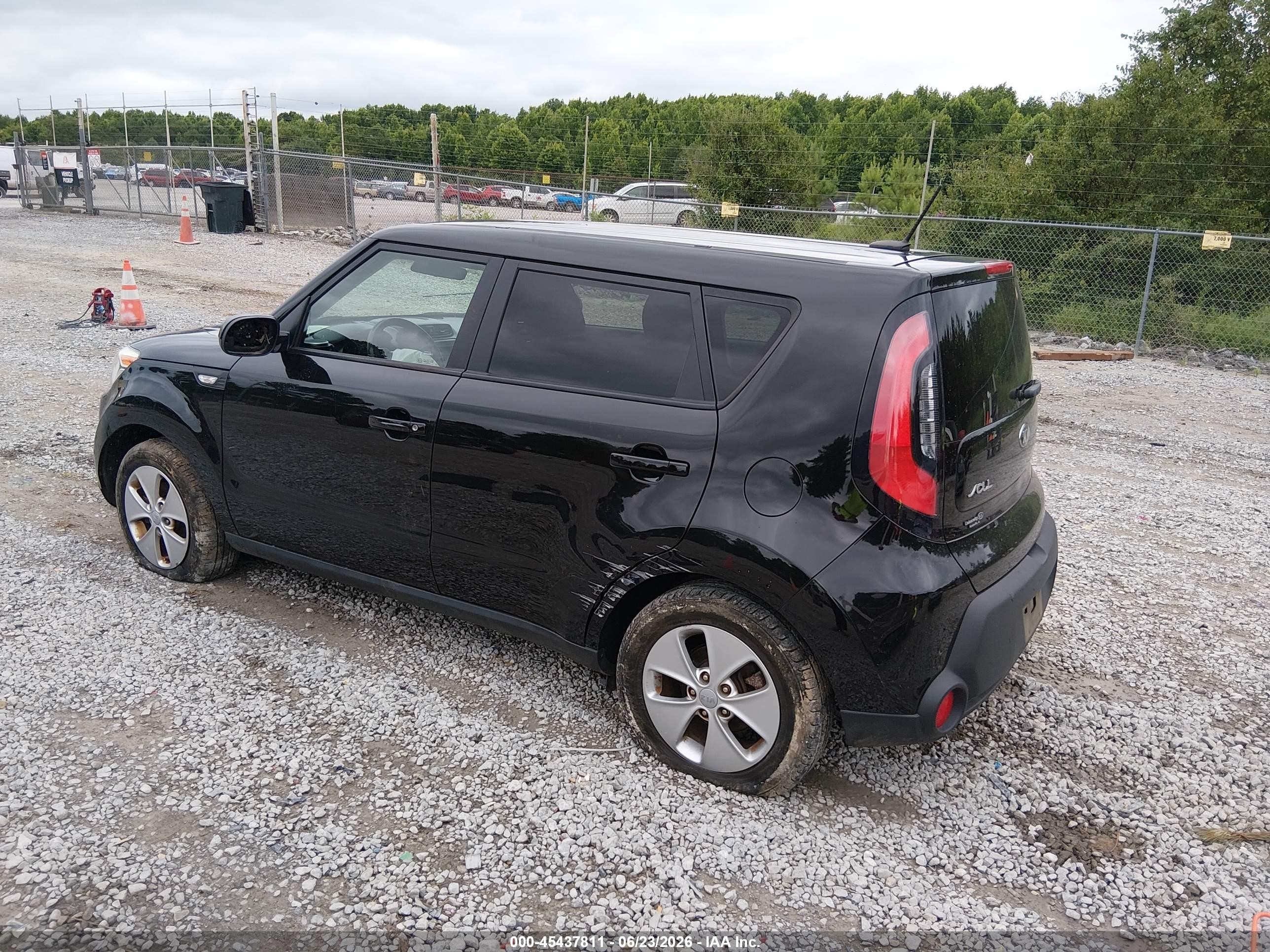 2014 Kia Soul   Black vin: KNDJN2A25E7718210