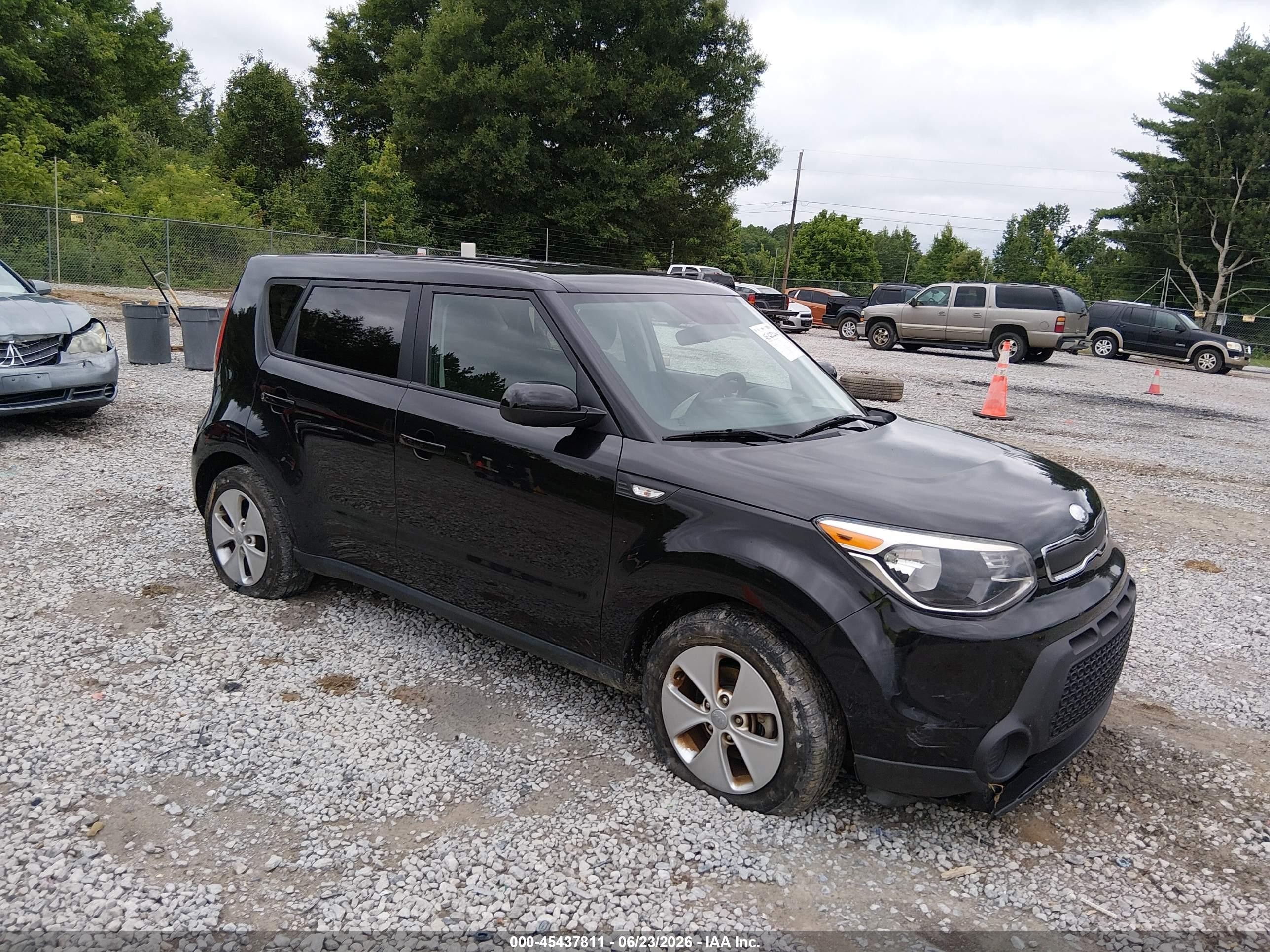 2014 Kia Soul   Black vin: KNDJN2A25E7718210
