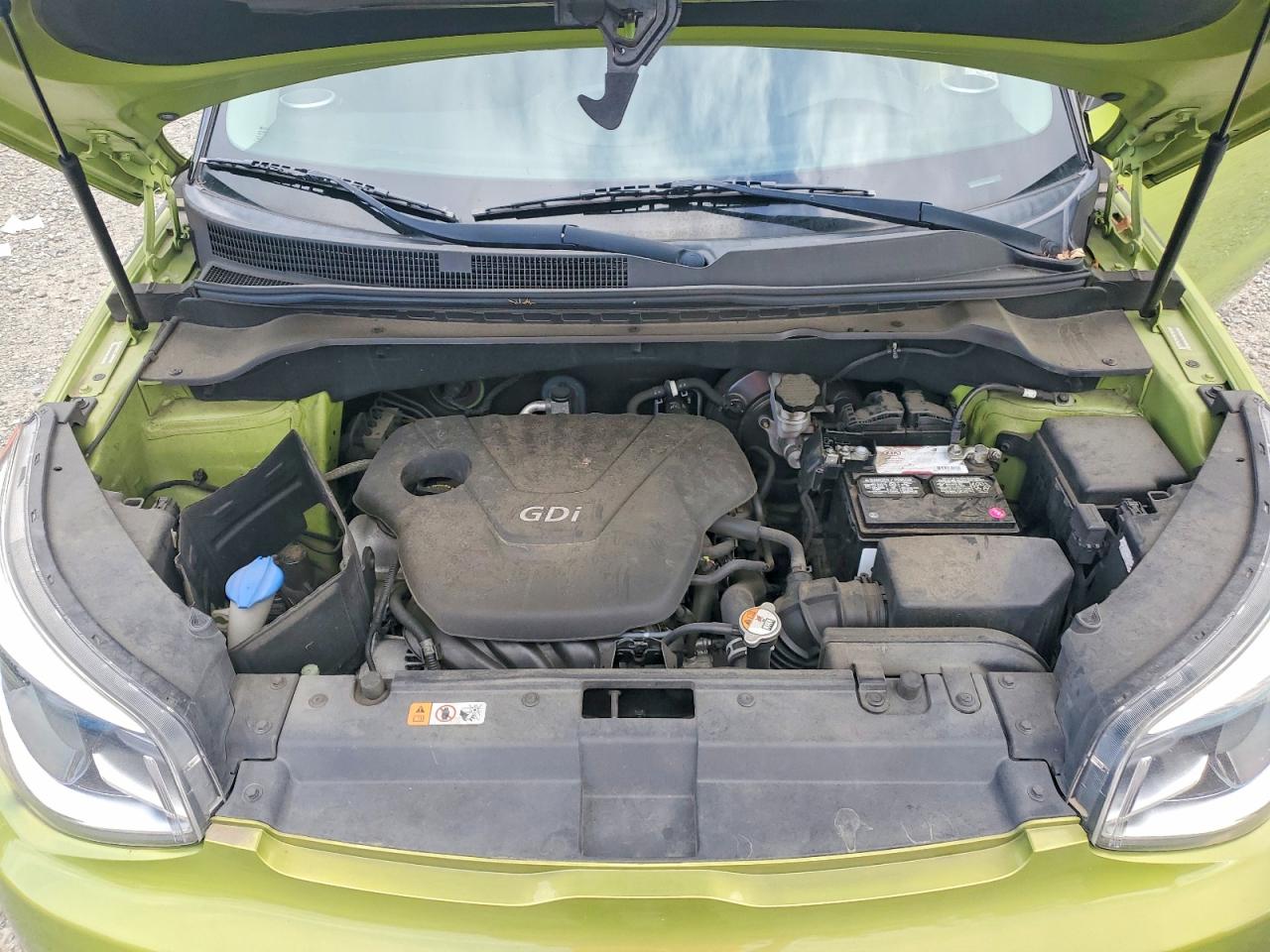 2014 Kia Soul Base Green vin: KNDJN2A25E7743396