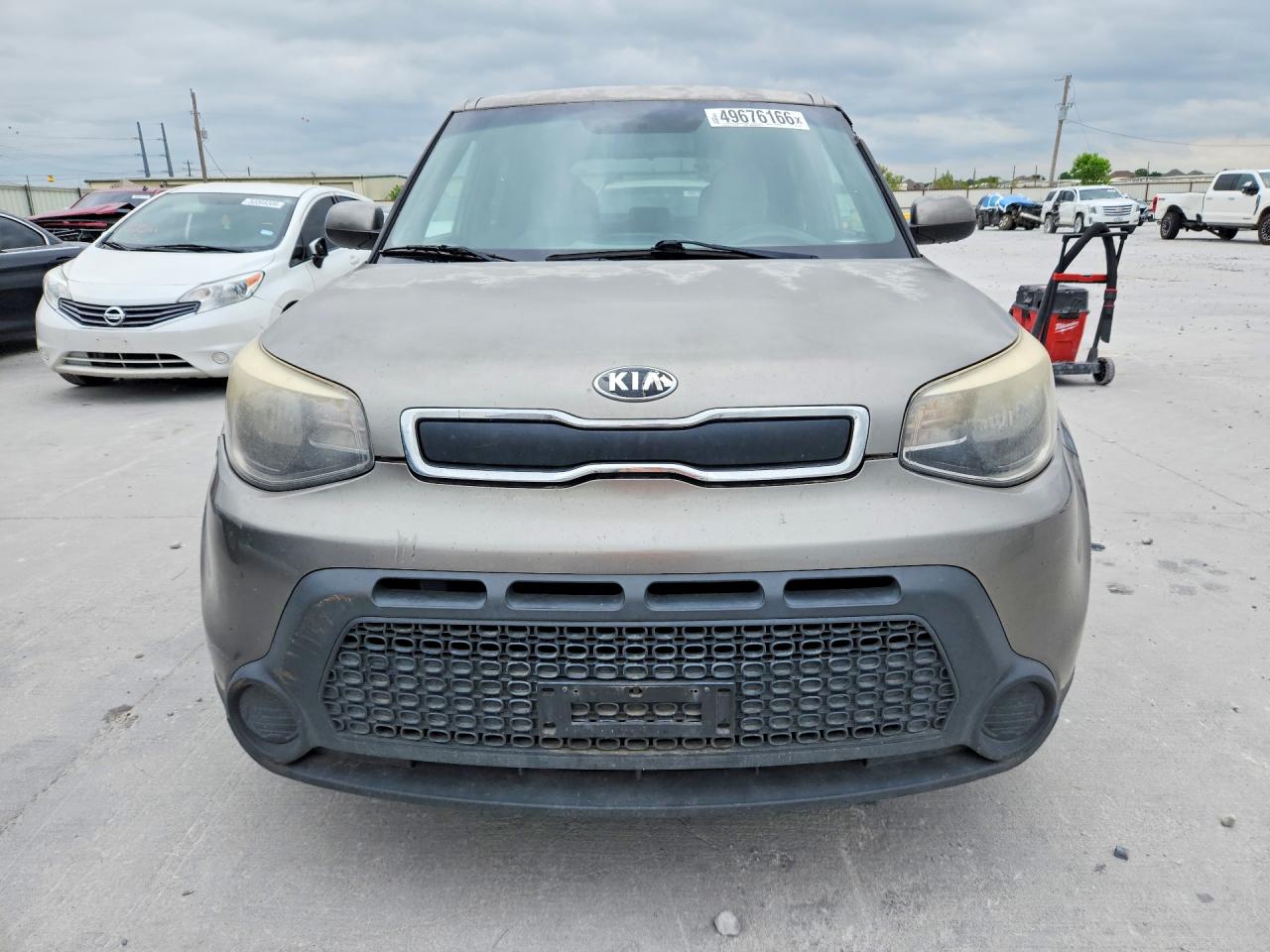 2015 Kia Soul Base Gray vin: KNDJN2A25F7139011