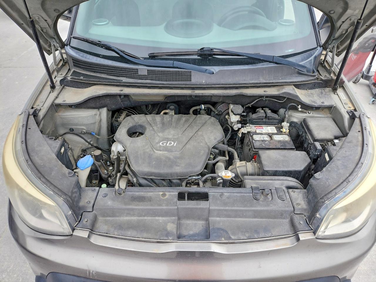 2015 Kia Soul Base Gray vin: KNDJN2A25F7139011