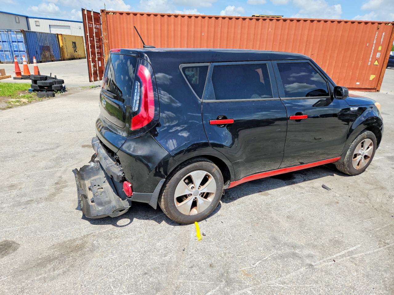 2015 Kia Soul Base Black vin: KNDJN2A25F7158285