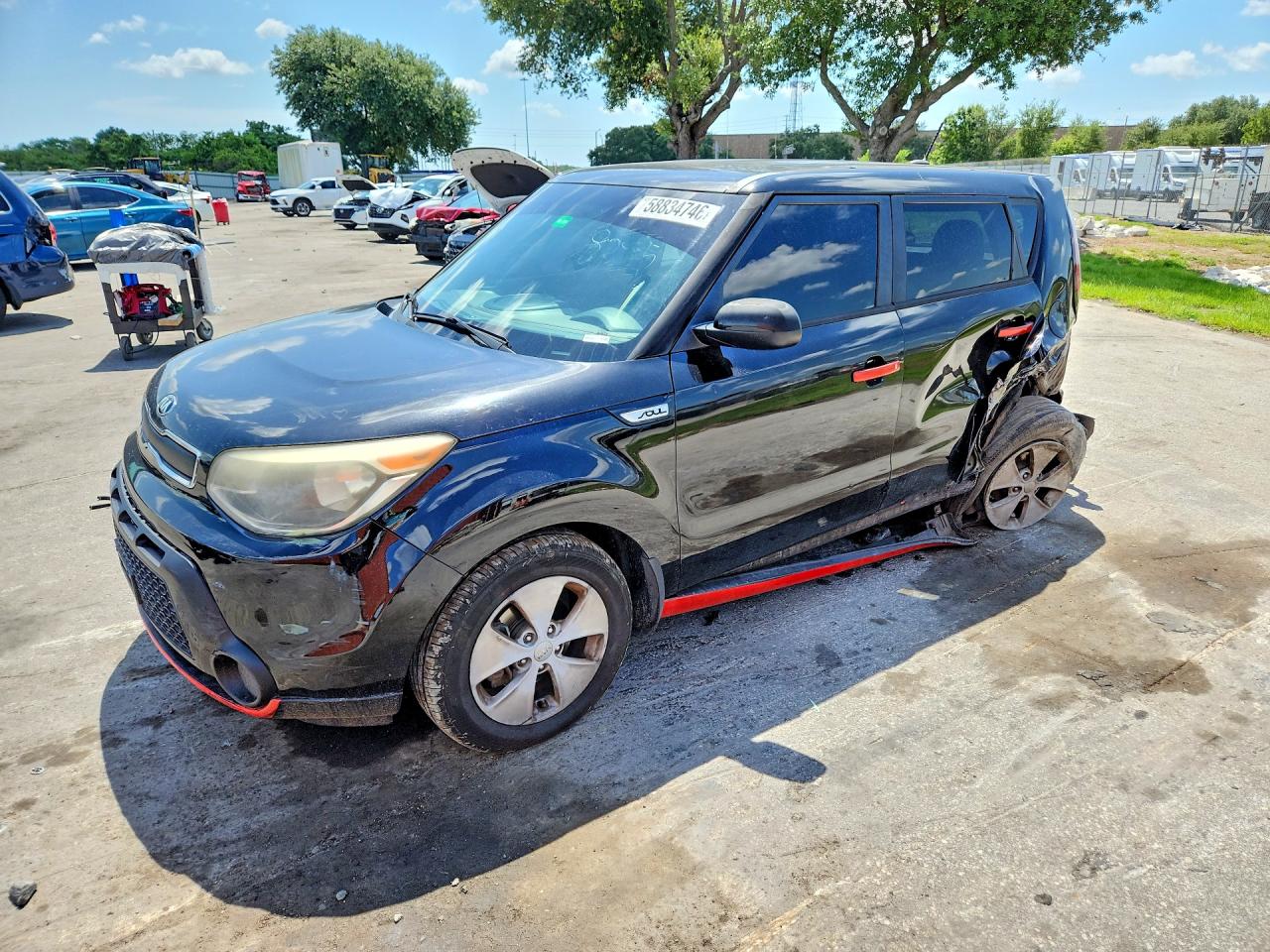 2015 Kia Soul Base Black vin: KNDJN2A25F7158285