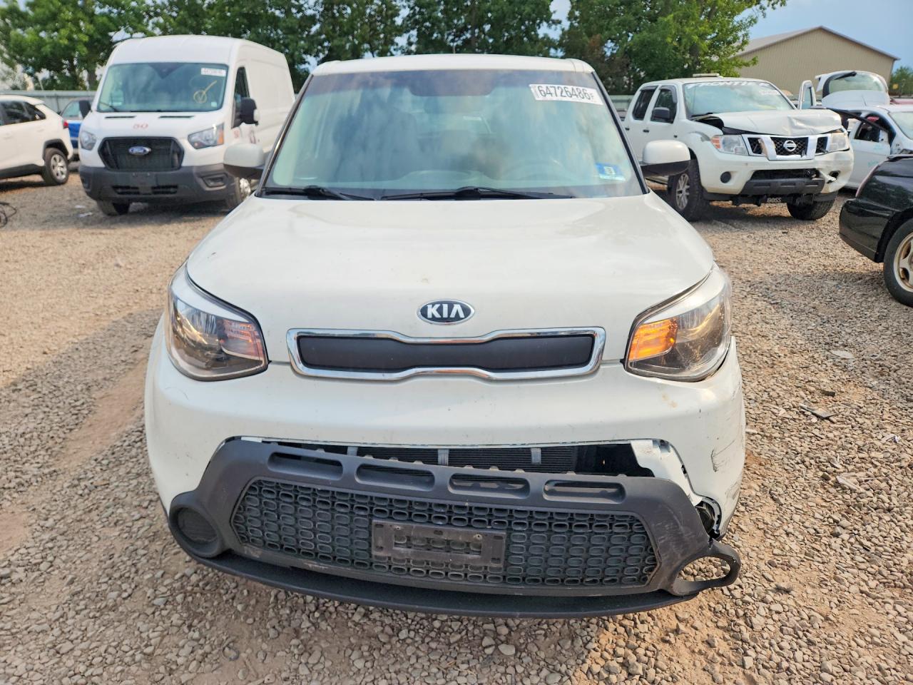 2015 Kia Soul Base White vin: KNDJN2A25F7161509