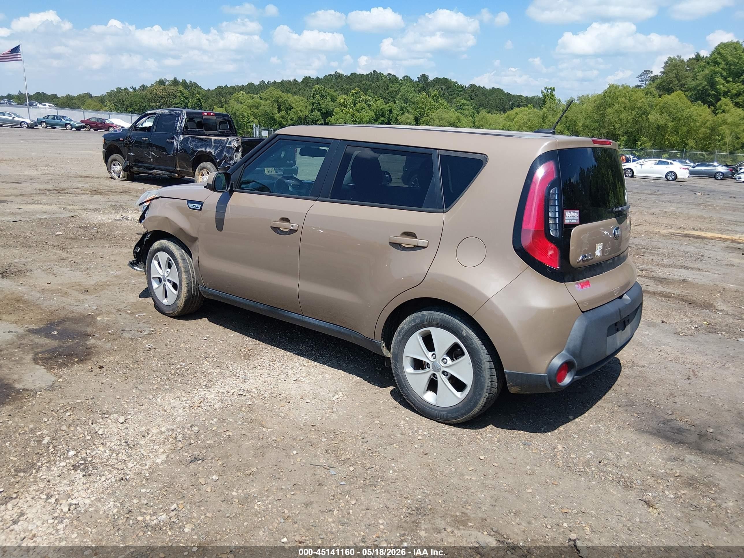 2015 Kia Soul   Brown vin: KNDJN2A25F7174616