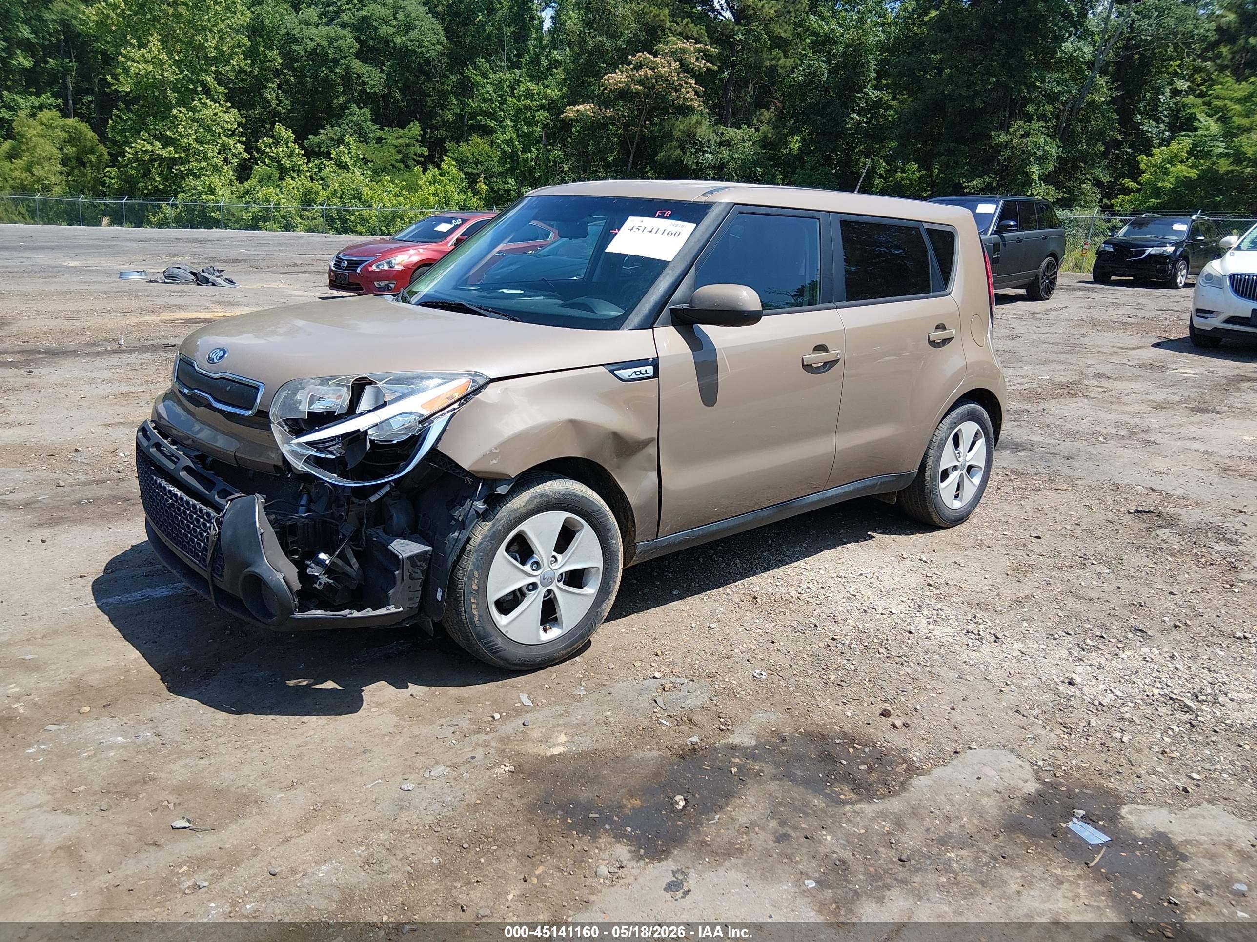 2015 Kia Soul   Brown vin: KNDJN2A25F7174616