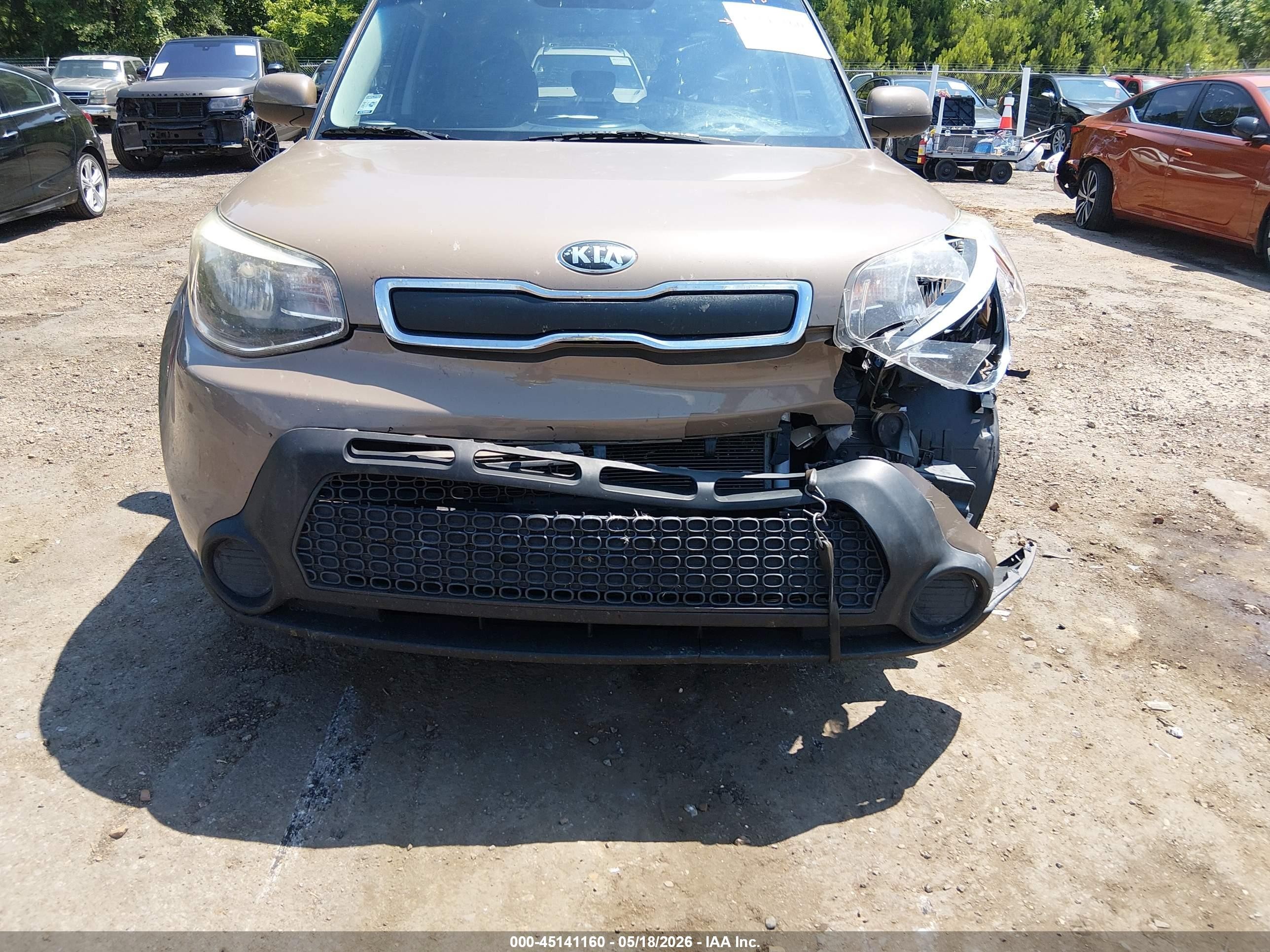 2015 Kia Soul   Brown vin: KNDJN2A25F7174616