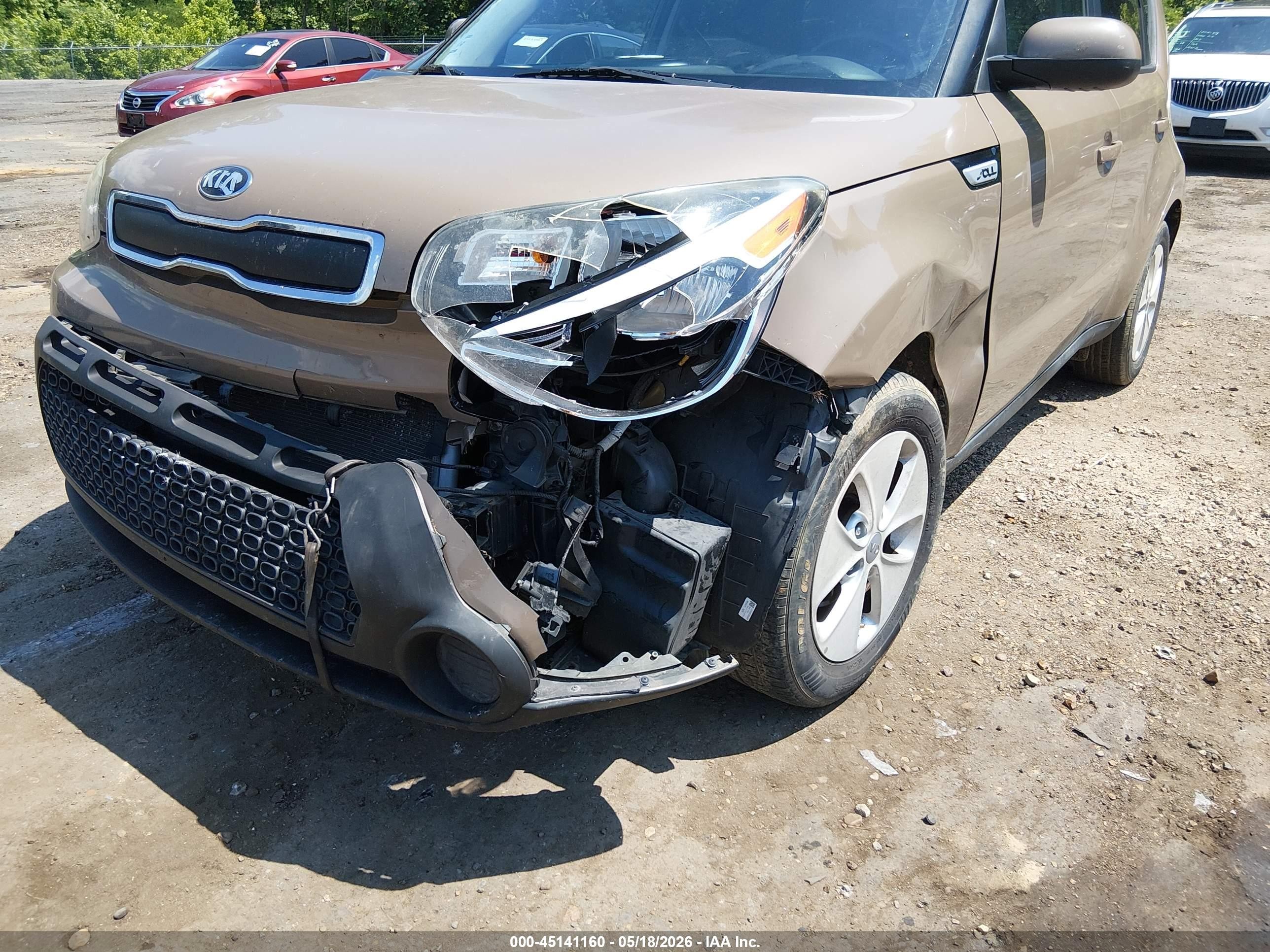 2015 Kia Soul   Brown vin: KNDJN2A25F7174616