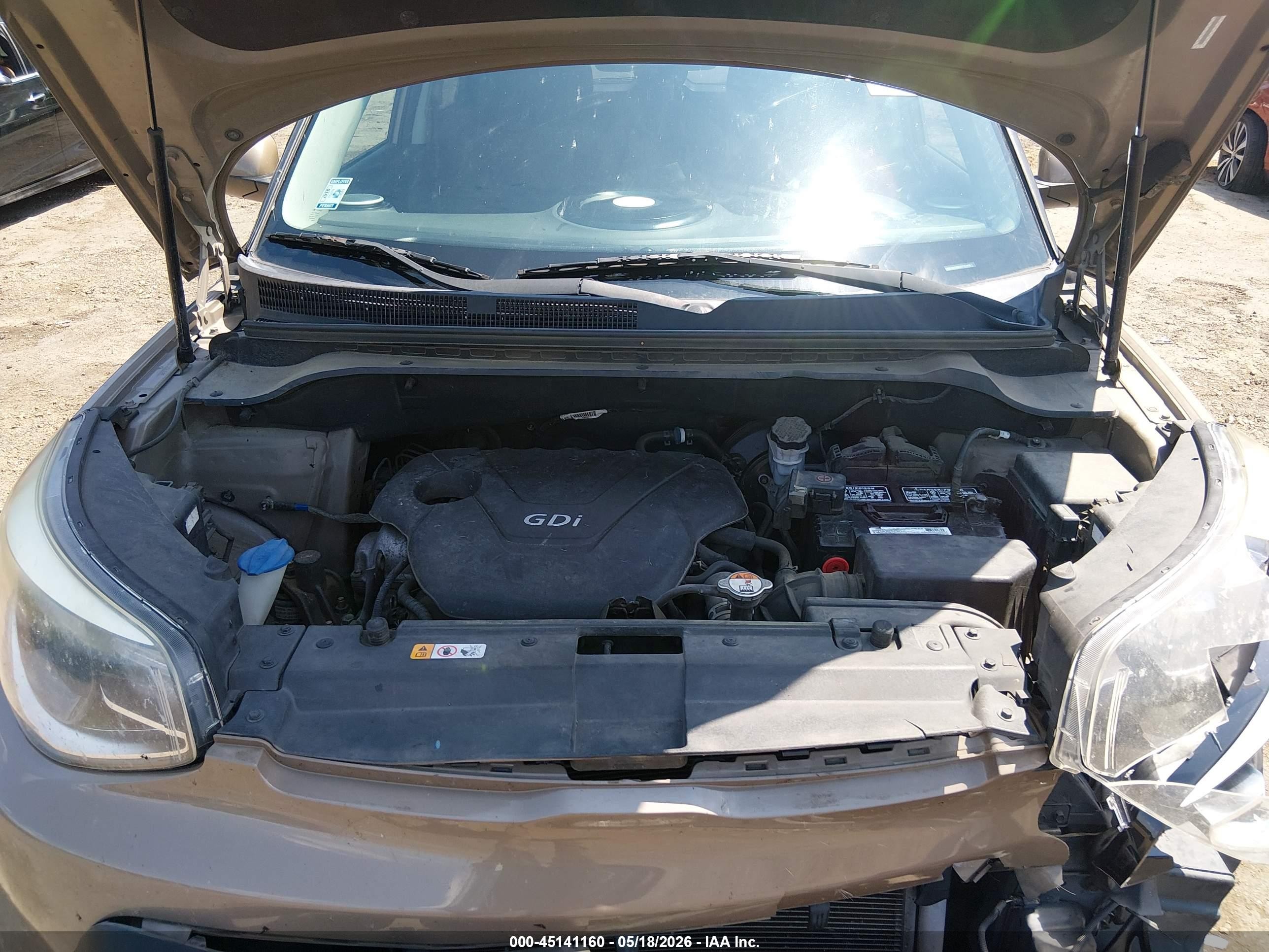 2015 Kia Soul   Brown vin: KNDJN2A25F7174616