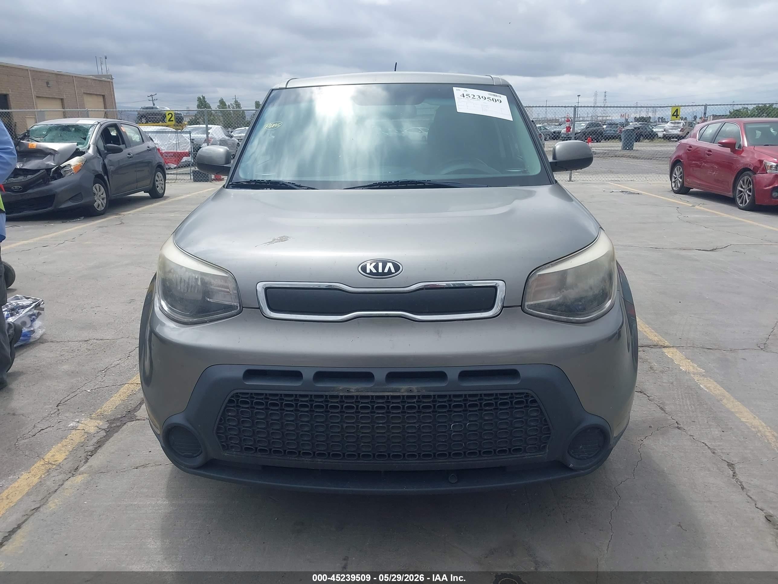 2015 Kia Soul   Gray vin: KNDJN2A25F7203371