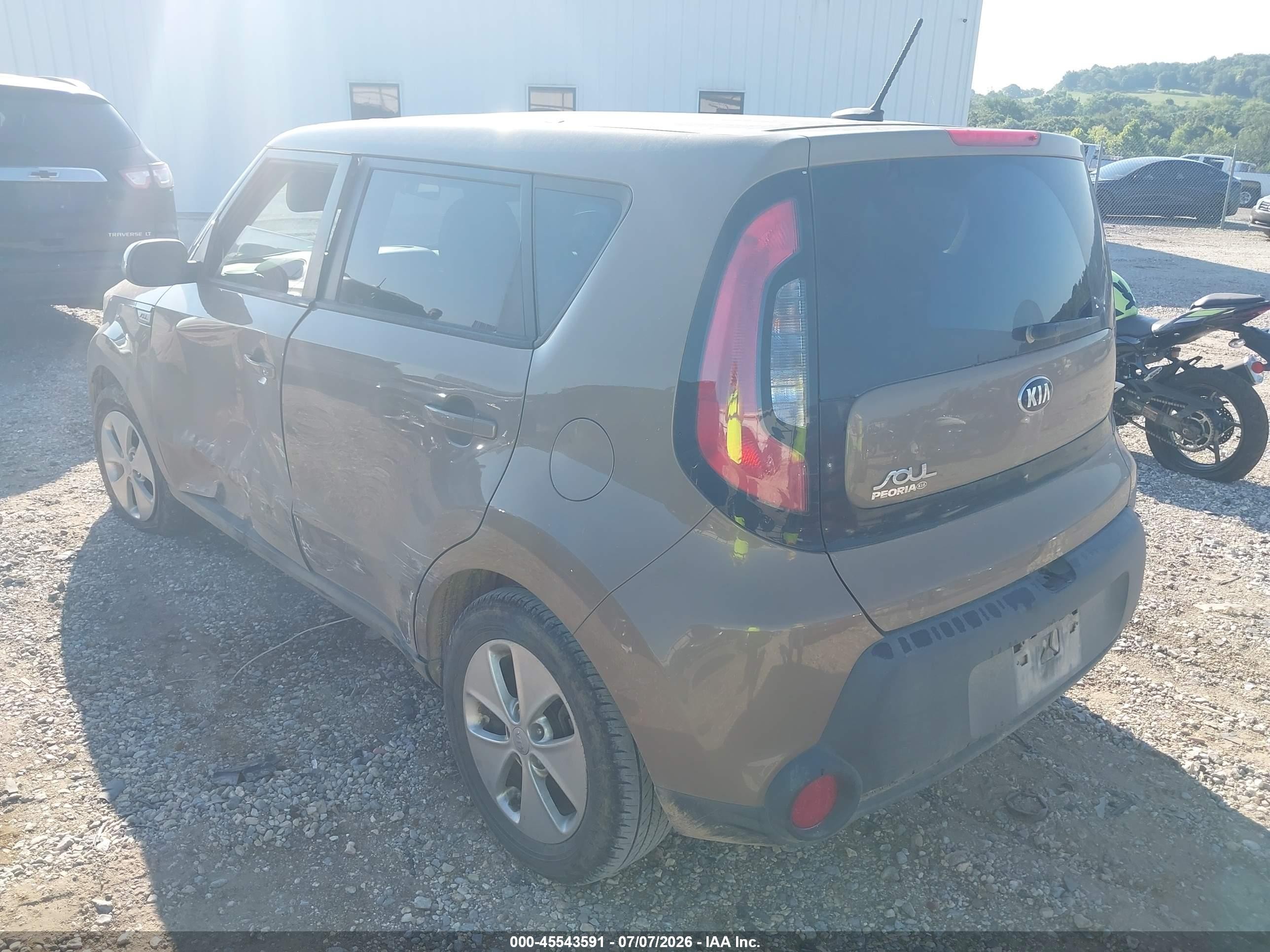 2015 Kia Soul   Brown vin: KNDJN2A25F7215939
